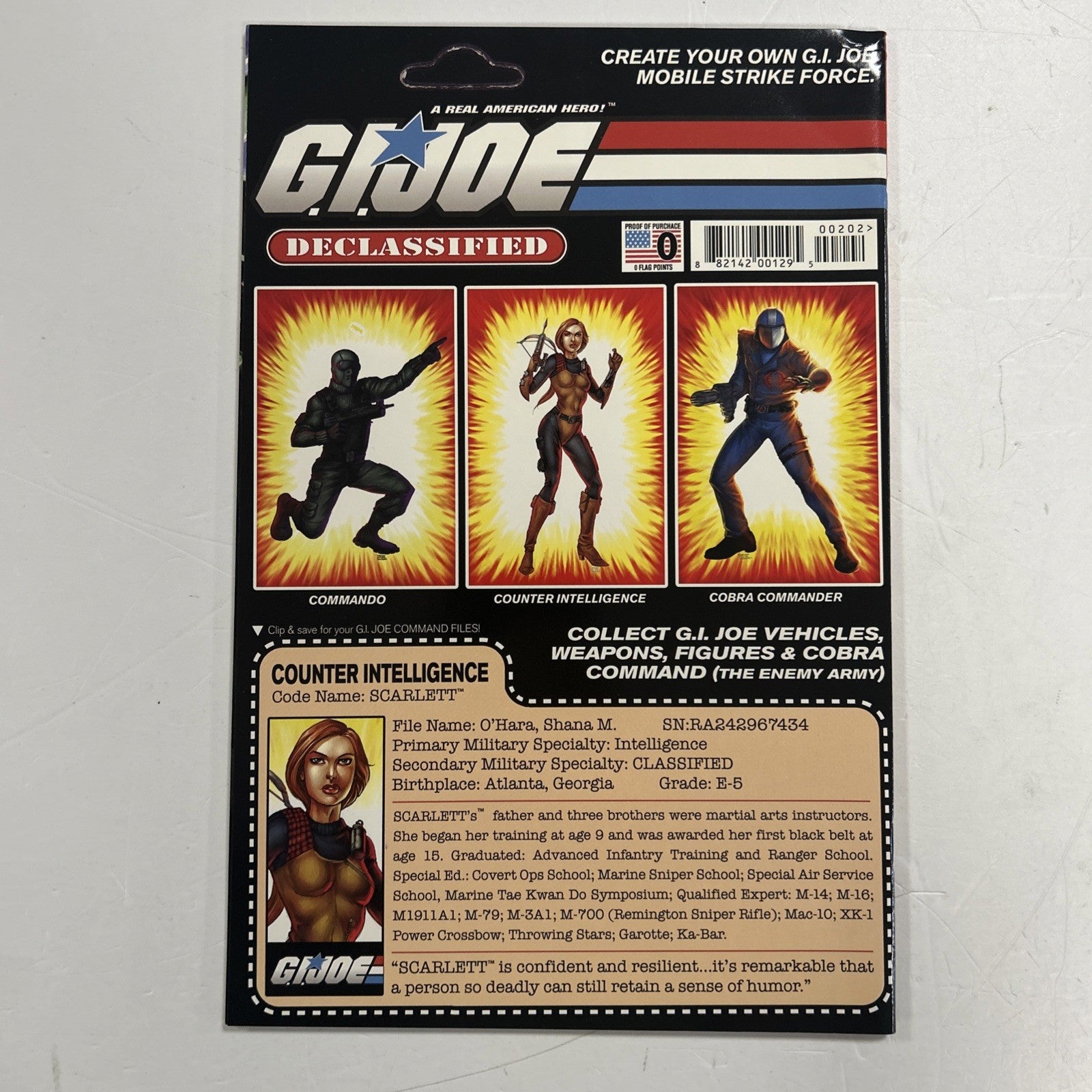 GI Joe Declassified #1-3 2006 #2 is variant cover Complete Set DDP6