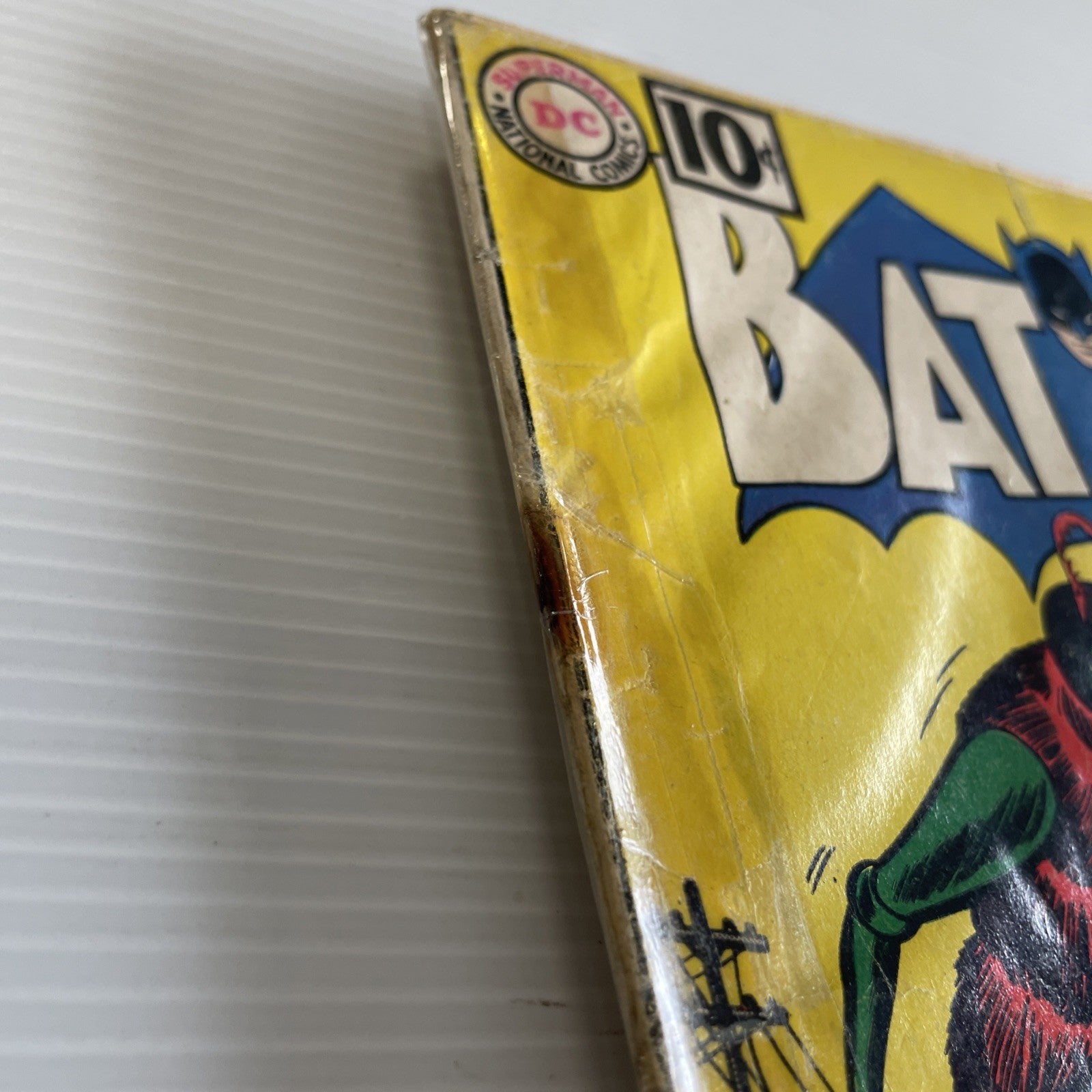 Batman #143 1961 FR 10¢ issue Pence Stamp **Rusted Staples, taped spine12