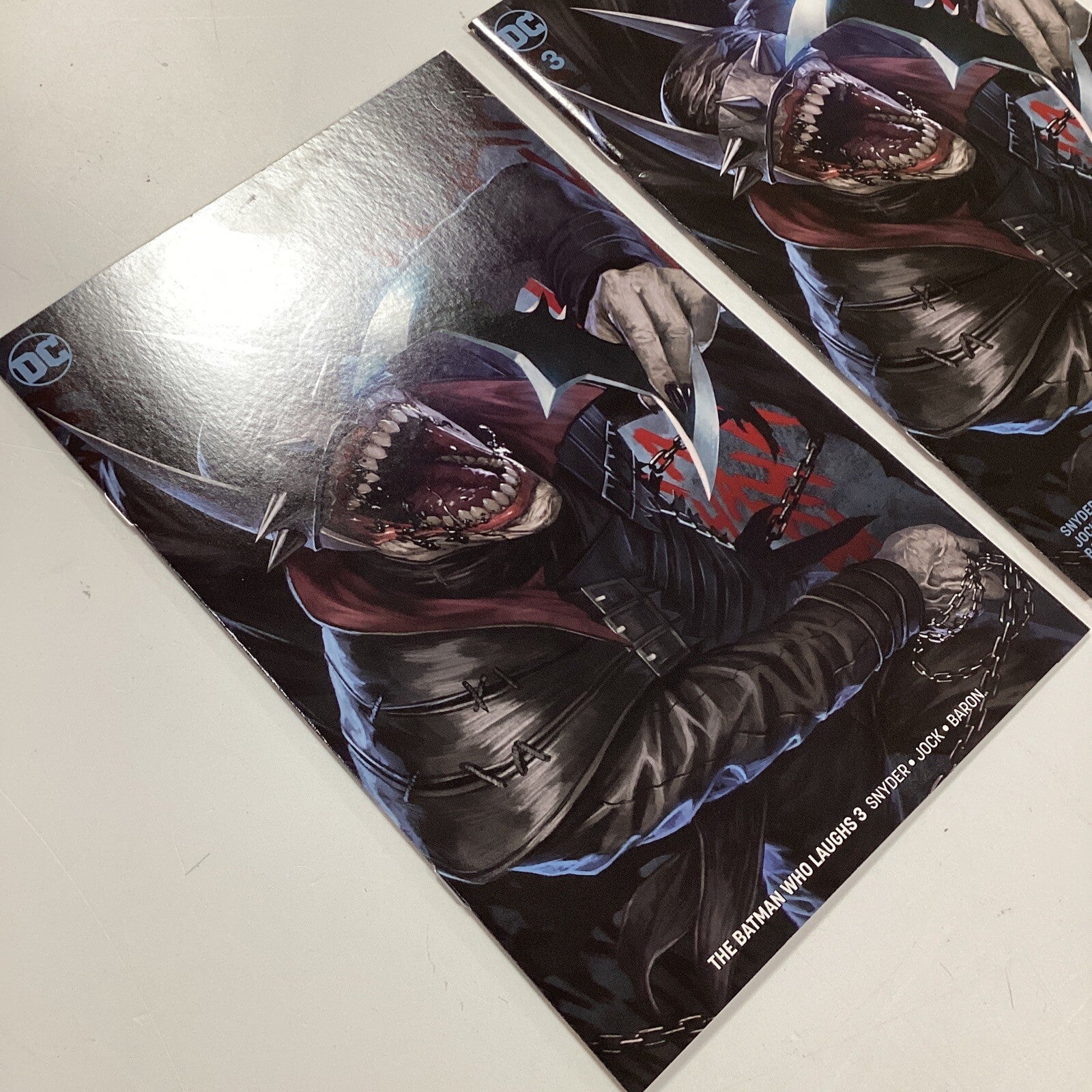 Batman Who Laughs #3 2019 NM Skan Srisuwan Trade Dress & Minimal Variant3