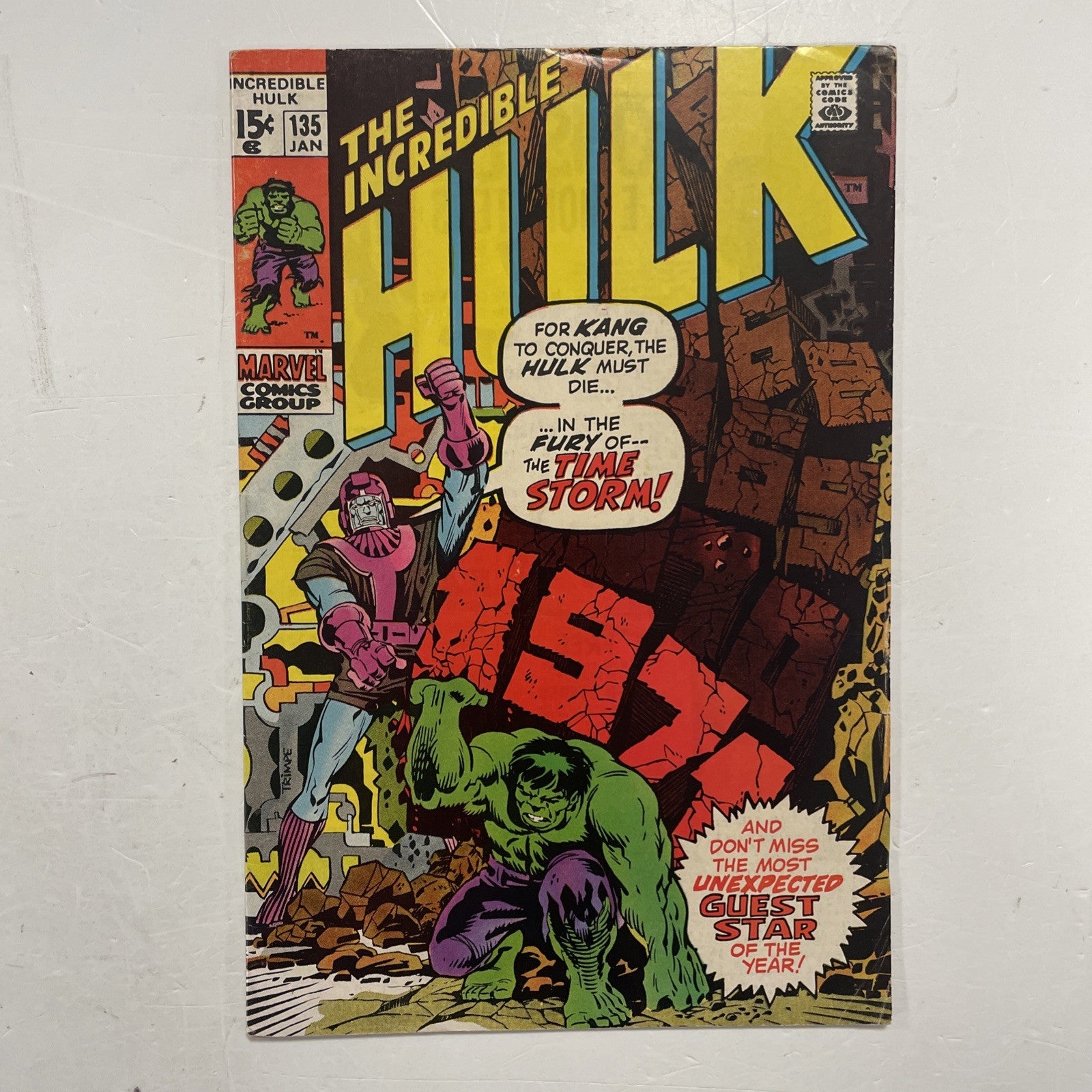 Incredible Hulk #135 1971 VG/FN Kang Cover0