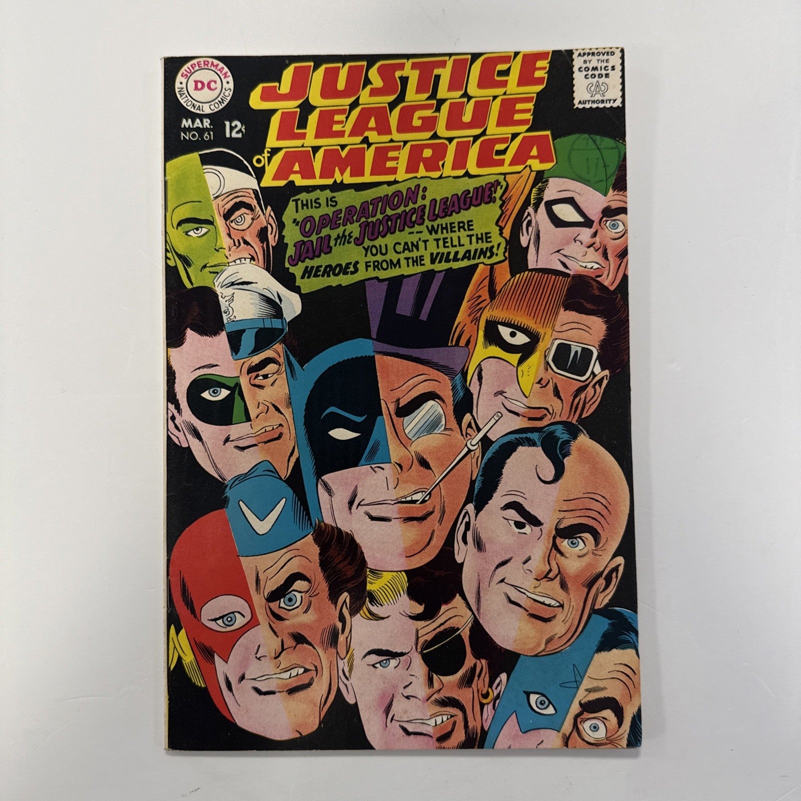 Justice League Of America #61 1968 FN+ Pence Stamp0