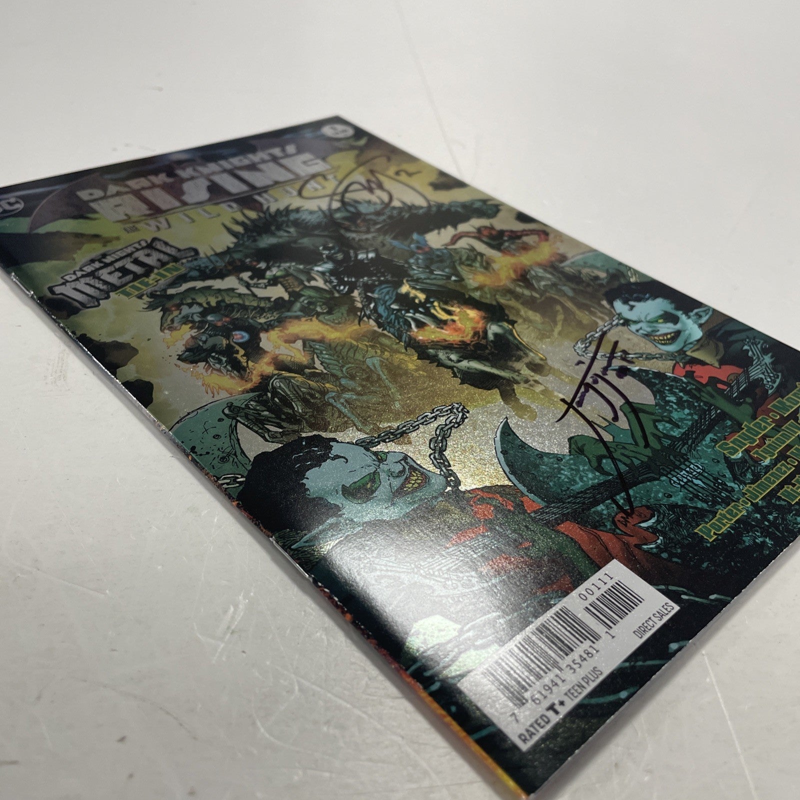 Dark Knights Rising Wild Hunt #1 2018 NM Signed Scott Snyder & Jorge Jimenez3