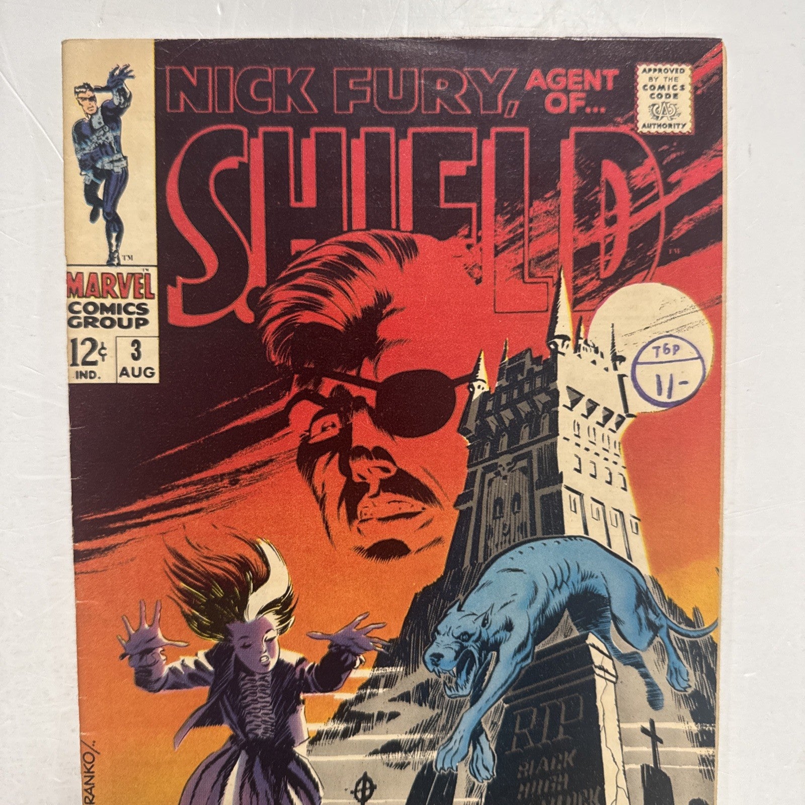 Nick Fury Agent of SHIELD #3 1968 FN+ Pence Stamp Classic Steranko1