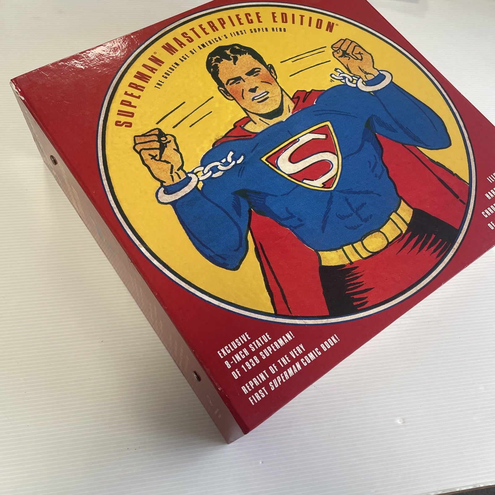 Superman Masterpiece Edition 1999 Box Set with 8" Figurine, Book & Comic Reprint1