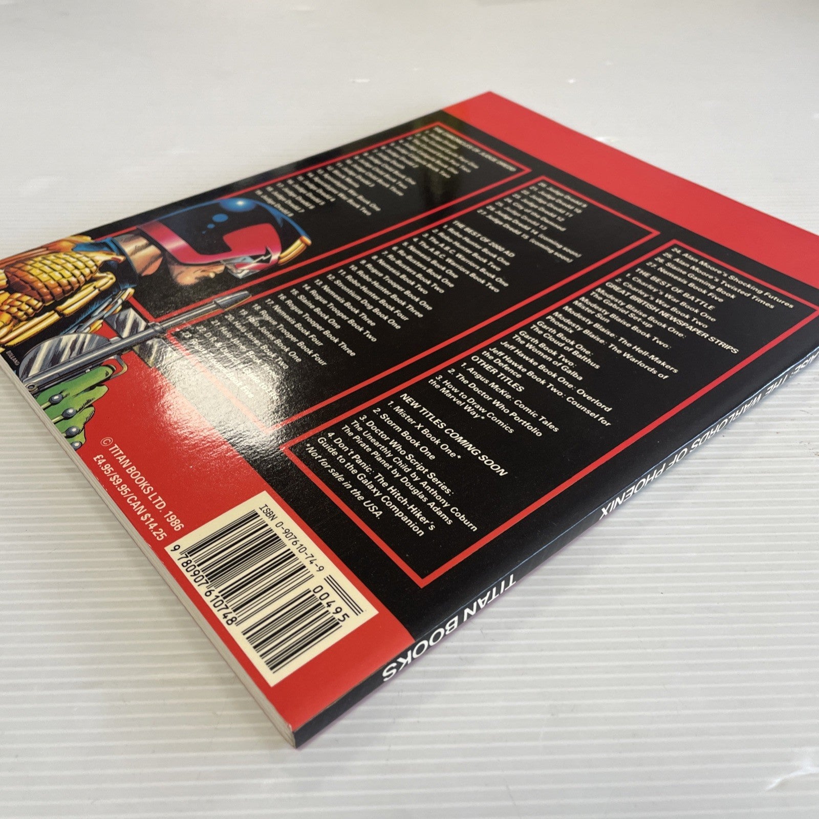 Modesty Blaise: The Warlords of Phoenix Titan Books 1986 Graphic Novel7