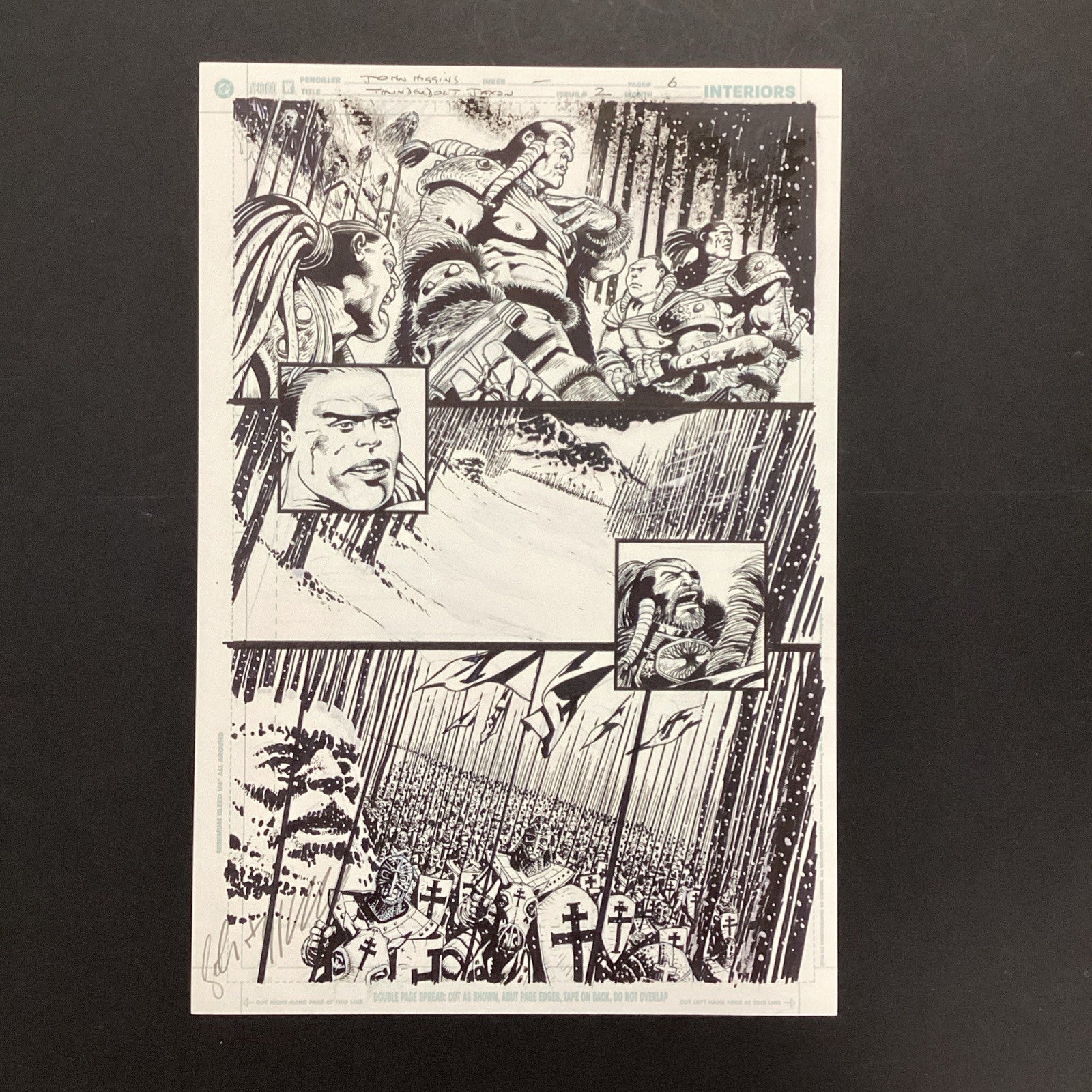 Original Artwork for Thunderbolt Jaxon #2 Page 6 By John Higgins 20067