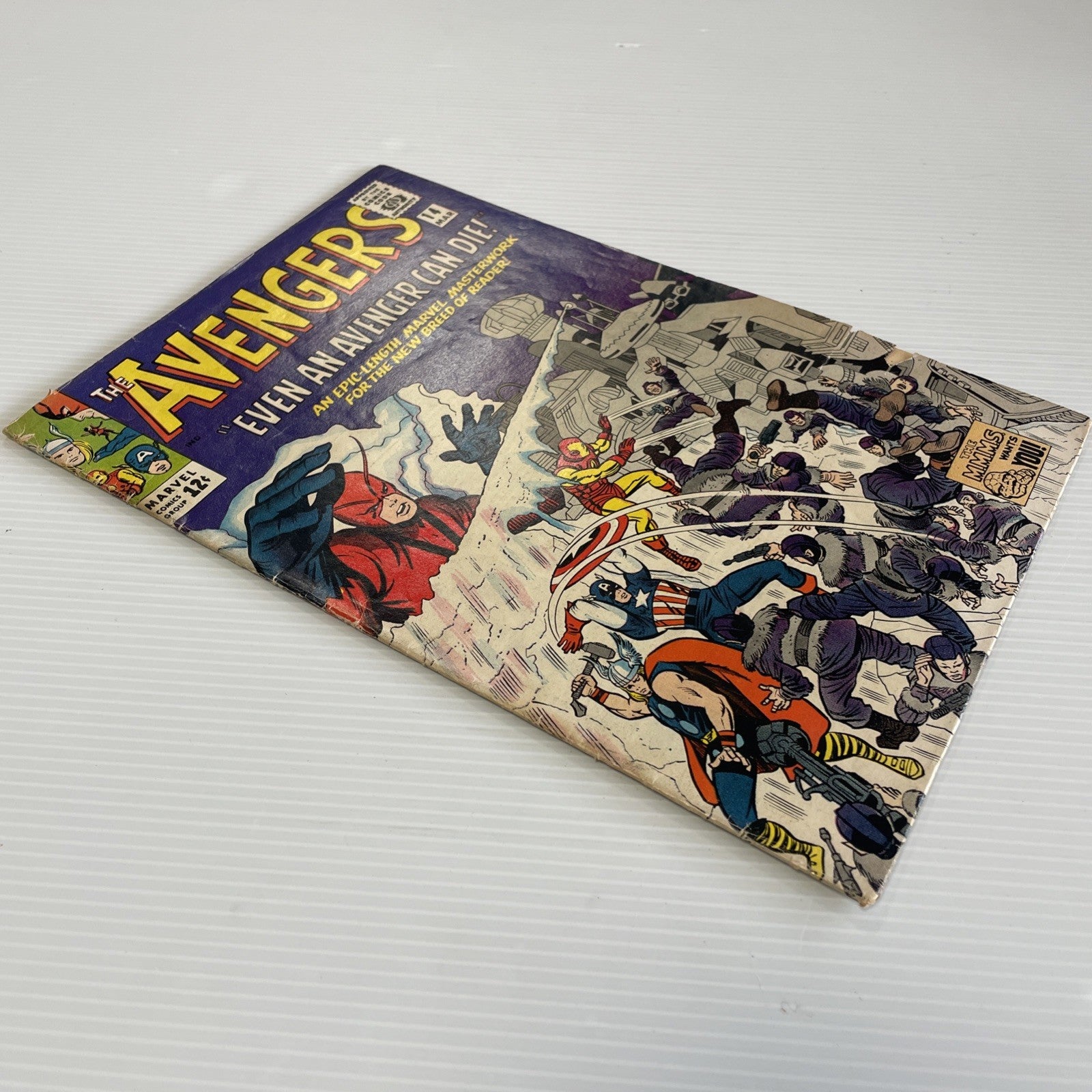 Avengers #14 1965 GD Pence Stamp **Tears and small piece missing from open edge3