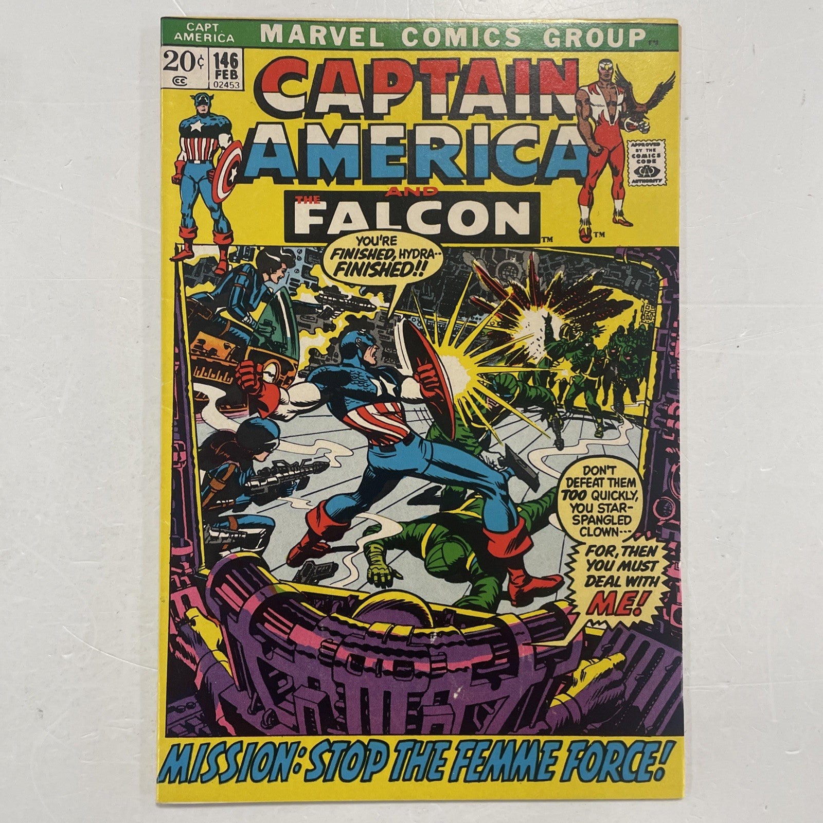 Captain America #146 1972 FN/VF0