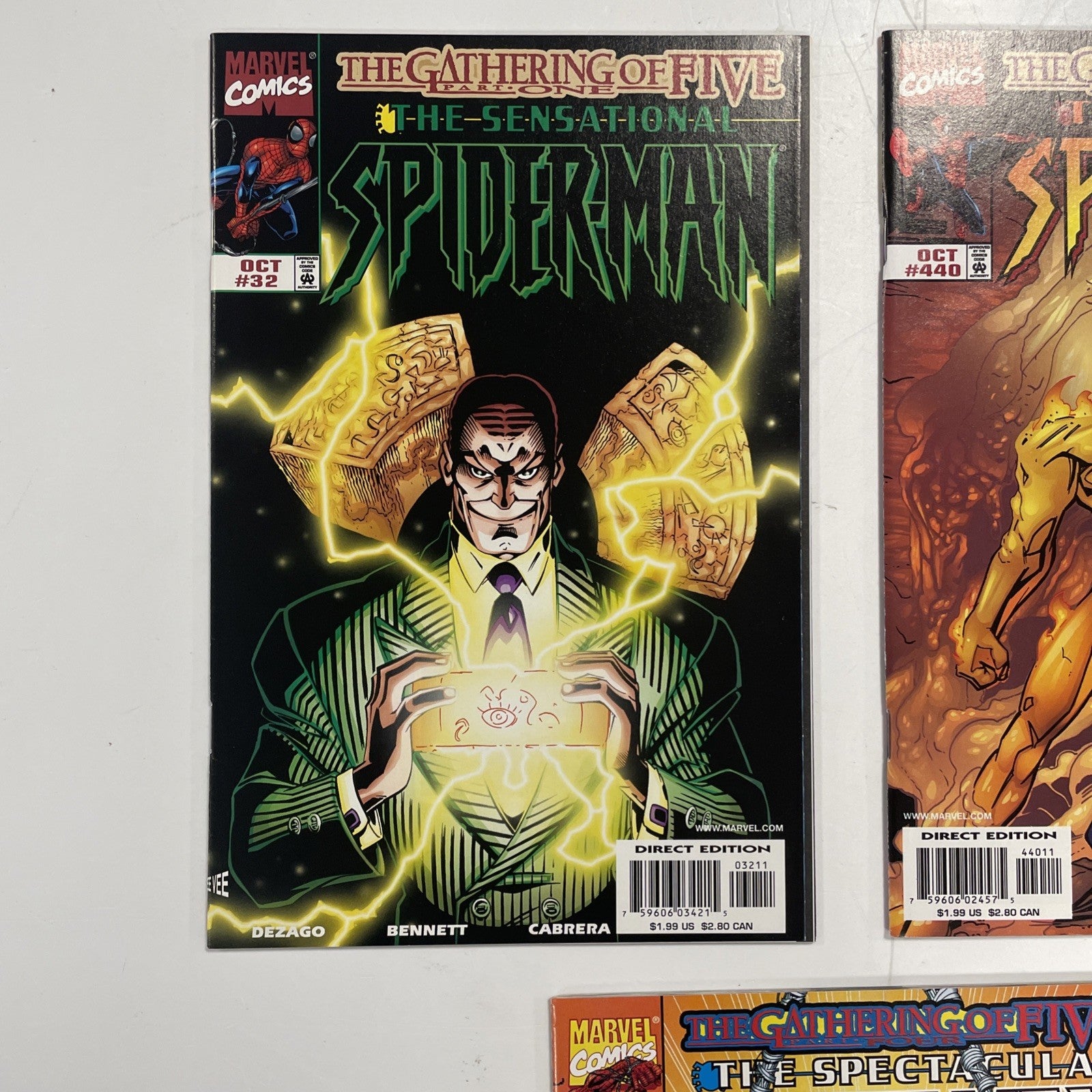 Spider-Man: The Gathering of Five #1-5 1998 Complete Set VF/NM1