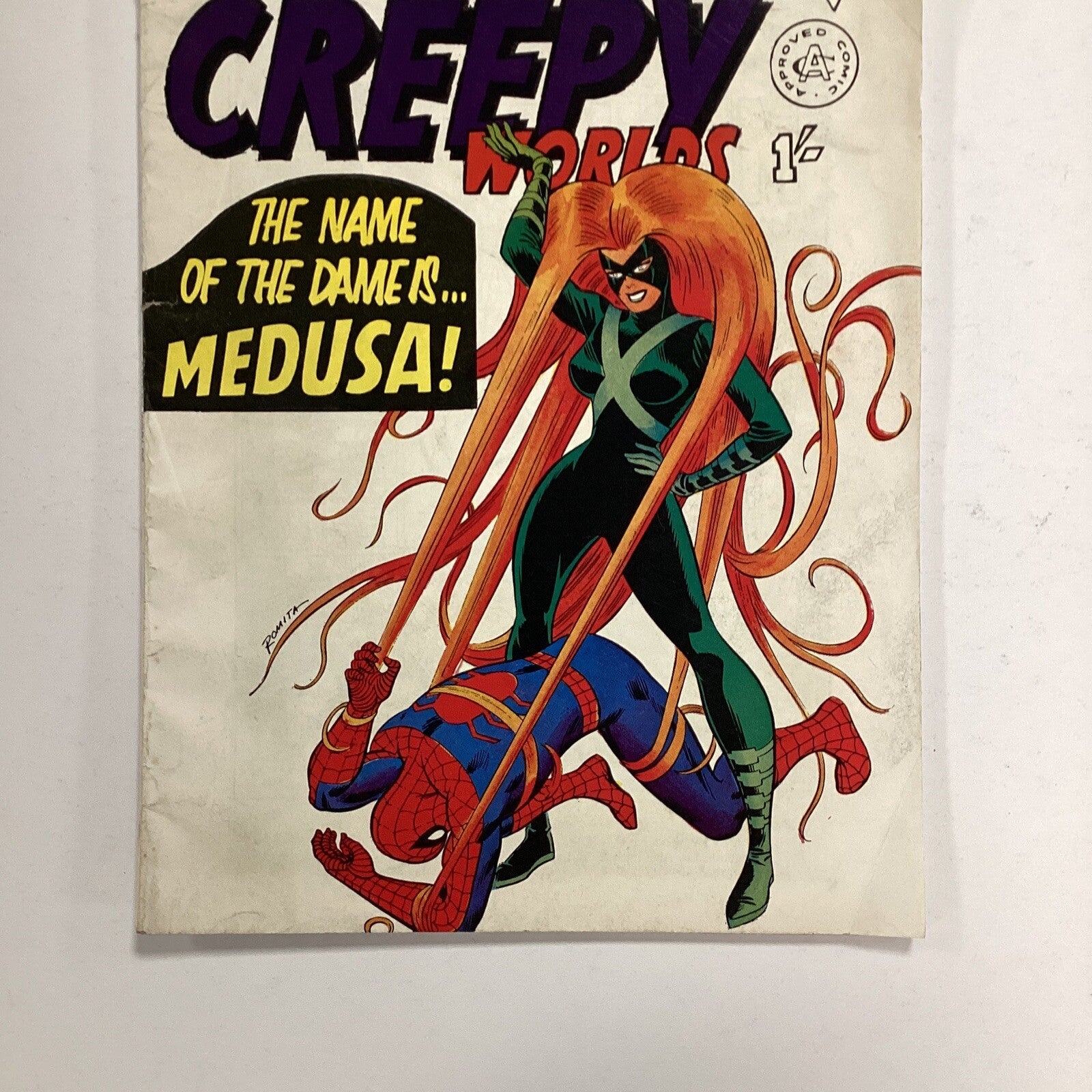 Alan Class Creep Worlds #112 late 1960s - early 70s VG **15mm tear bottom of rea2