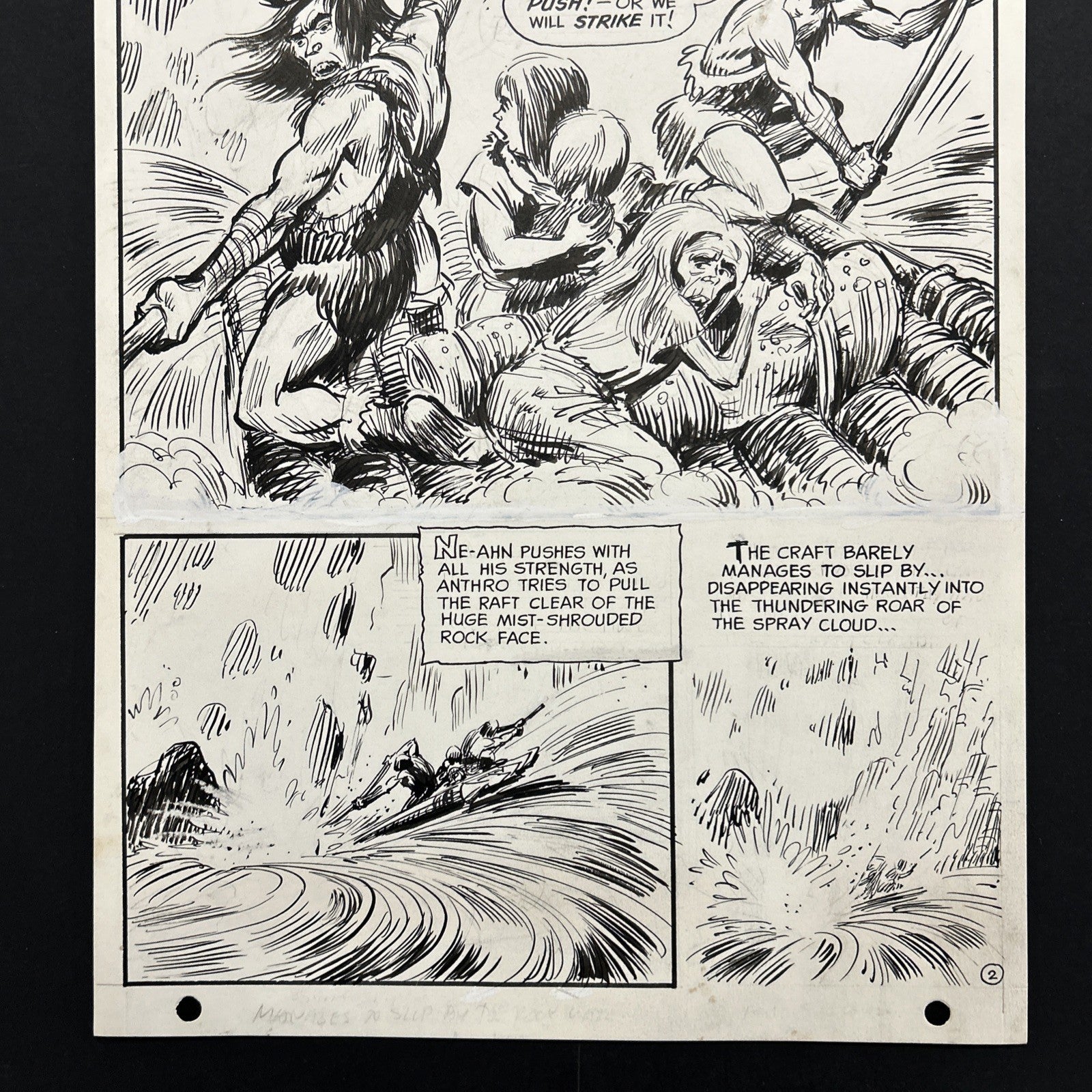 Anthro #5 Original Artwork for page 2 by Howard Post3