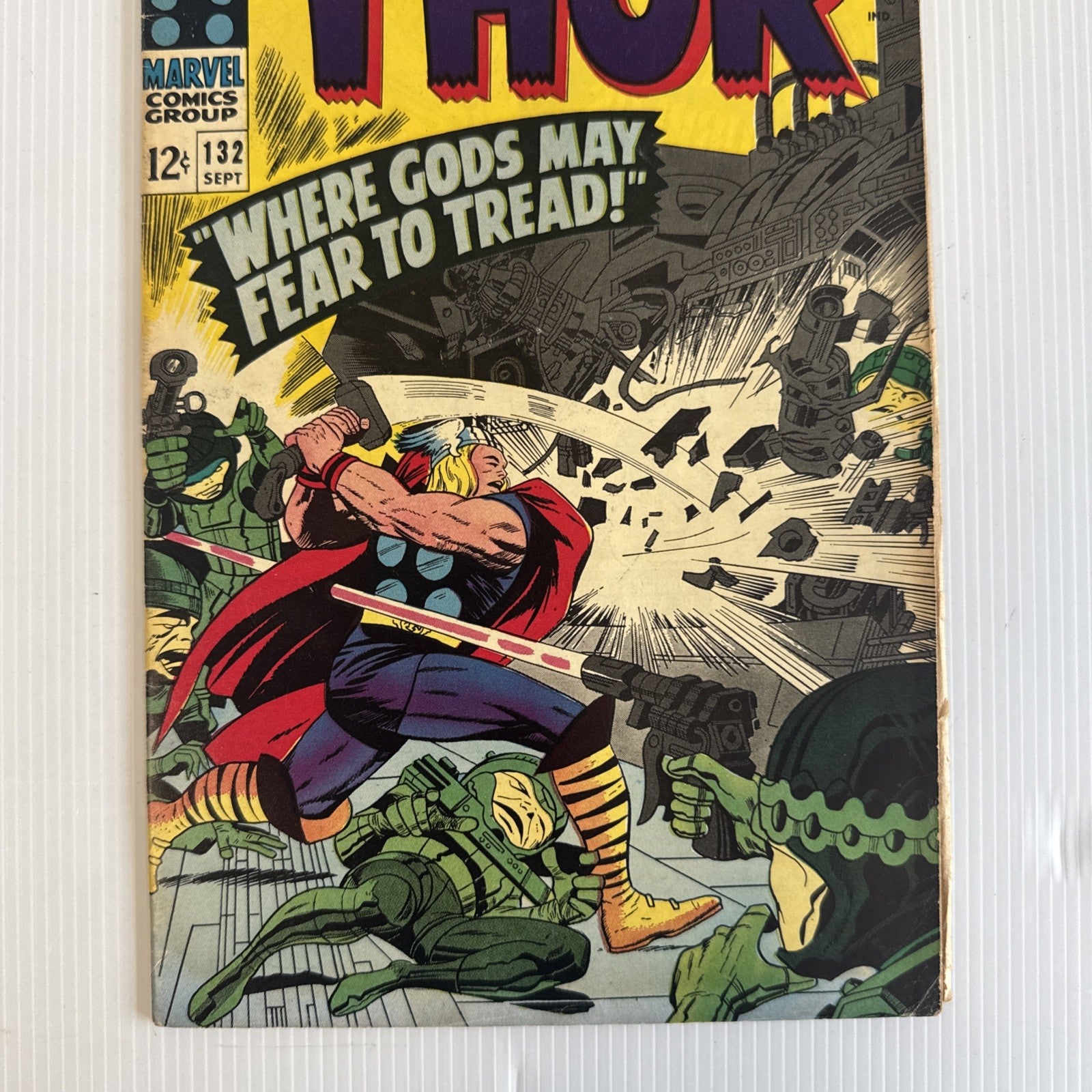 The Mighty Thor #132 1966 VG 1st Appearance of Ego the Living Planet2