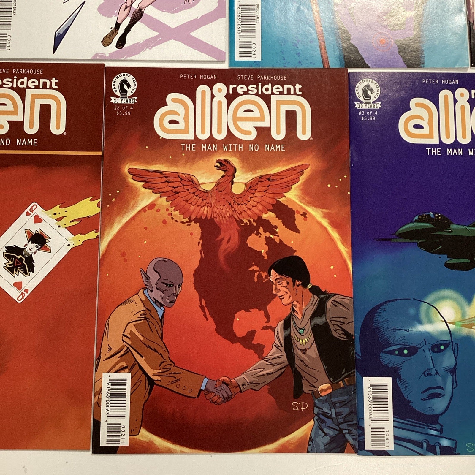 Resident Alien #1-3 2012, Suicide Blone #1-3 2013, Man With No Name #1-4 20168