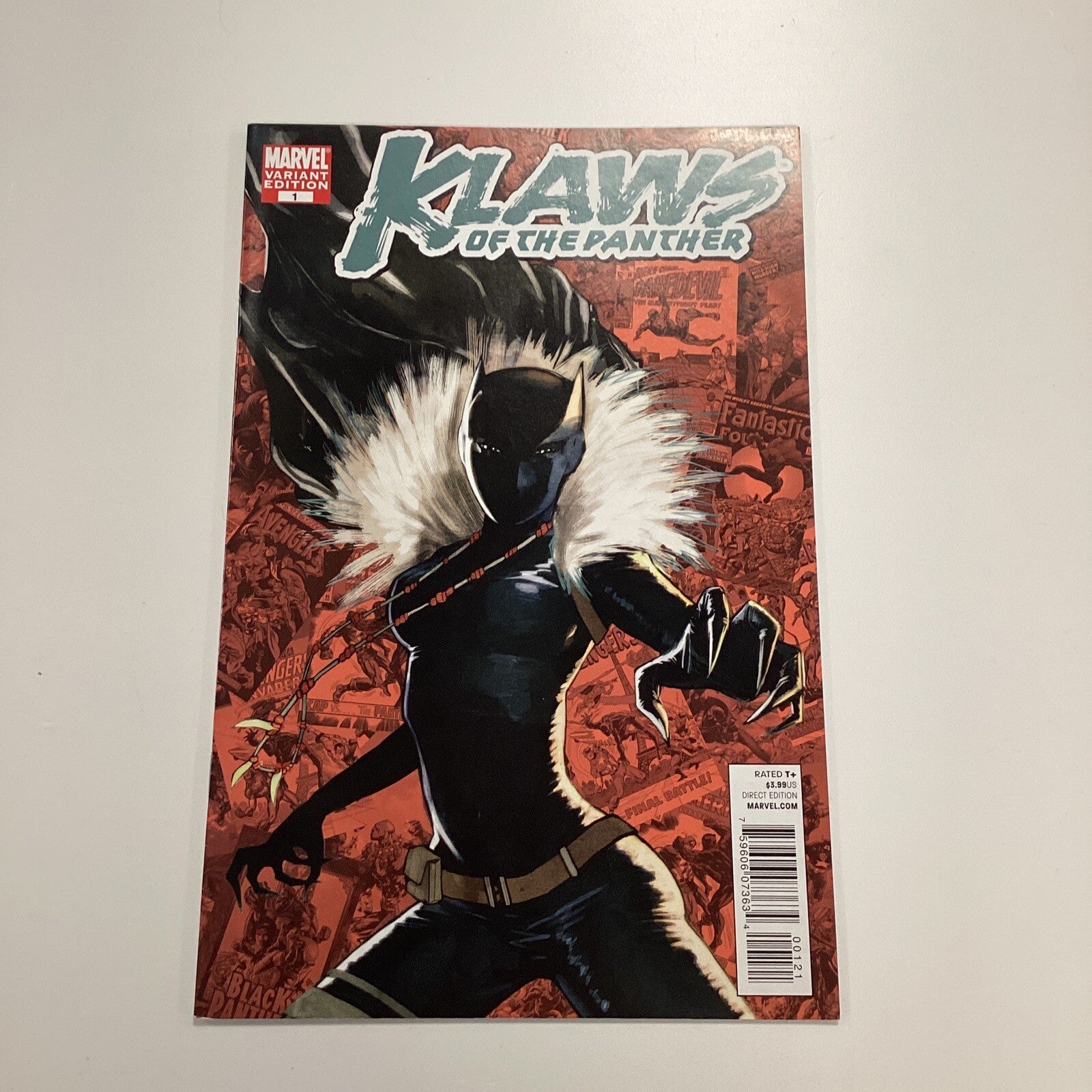 Klaws Of The Black Panther #1 2010 NM Incentive Variant Cover0