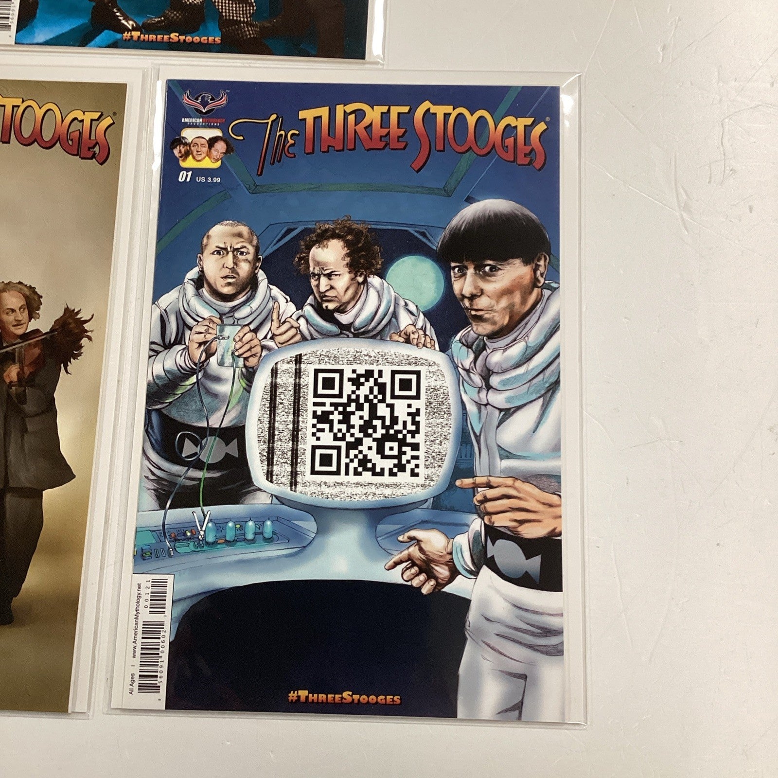 Three Stooges The Boys Are Back #1 2016 NM 3x variants American Mythology3
