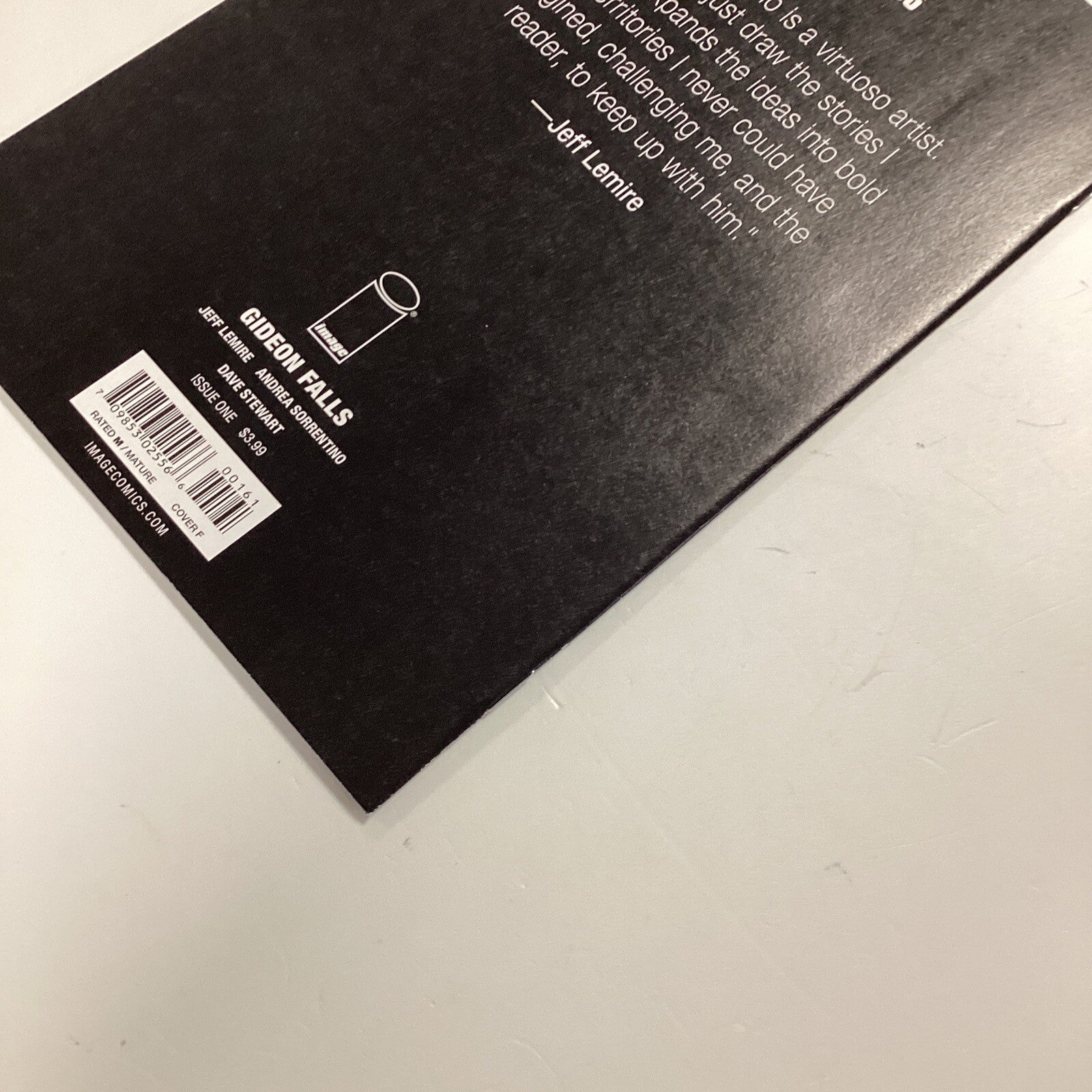 Gideon Falls #1 2018 NM Virgin Variant Cover9