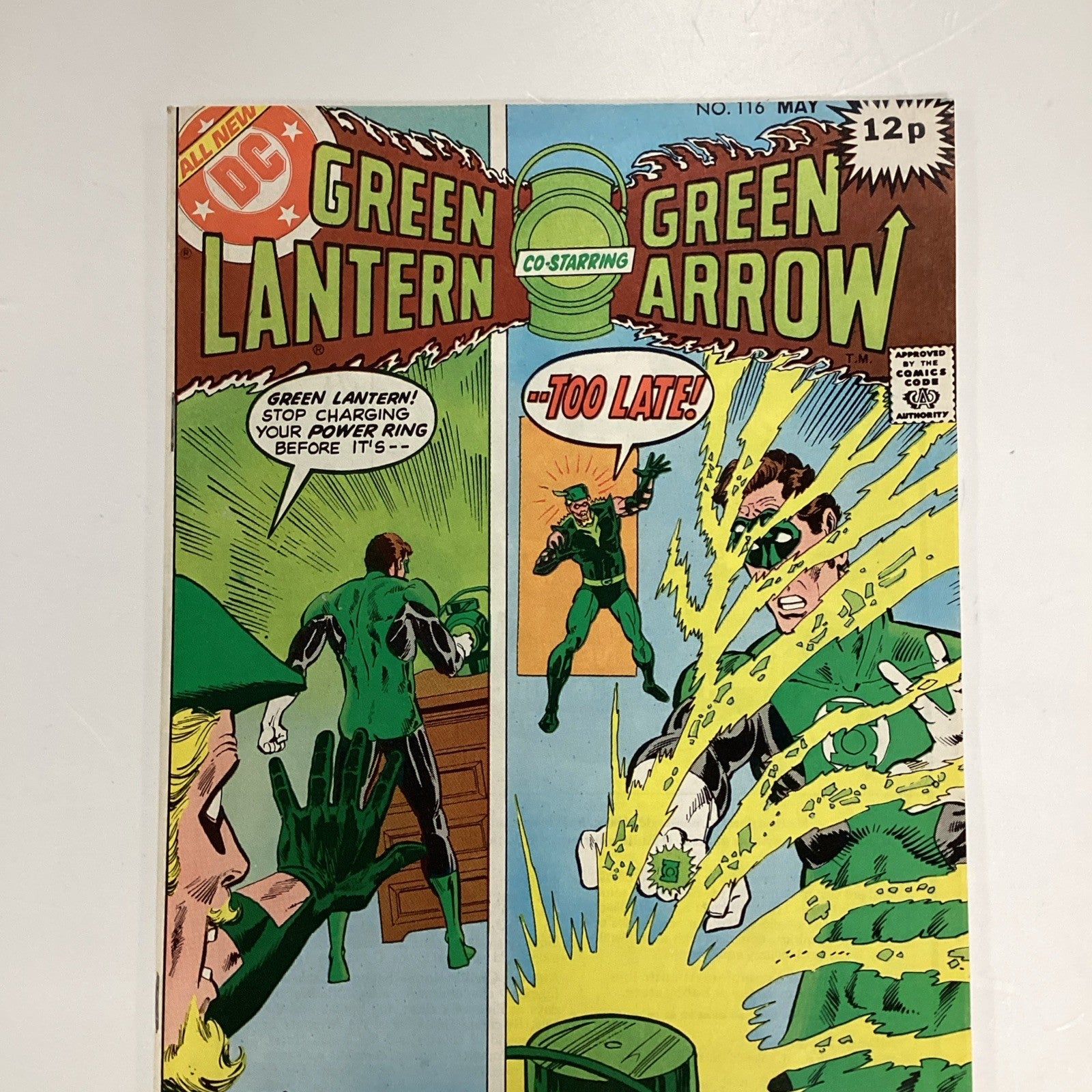 Green Lantern #116 1976 VF 1st Appearance Of Guy Gardner As Green Lantern Pence2