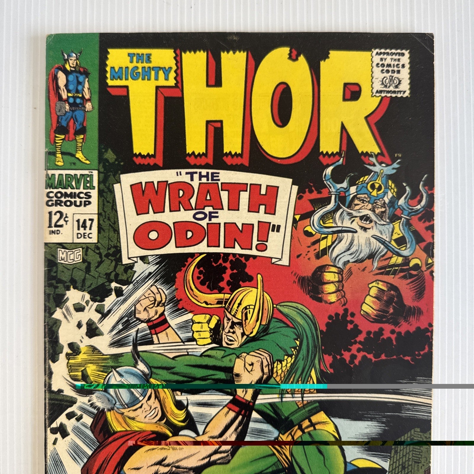 The Mighty Thor #147 1967 VG+ Origin of Inhumans **Manufactured with one staple1