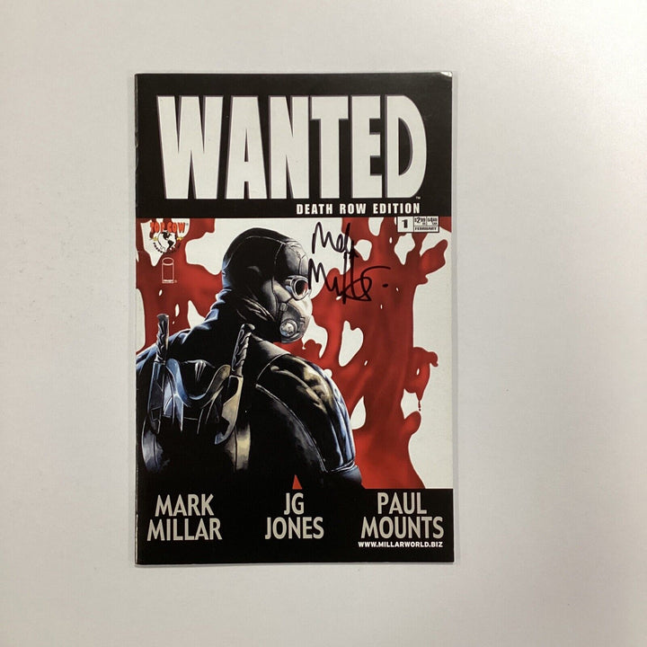 Wanted #1 2004 VF+ Death Row Edition 1st Print Signed By Mark Millar