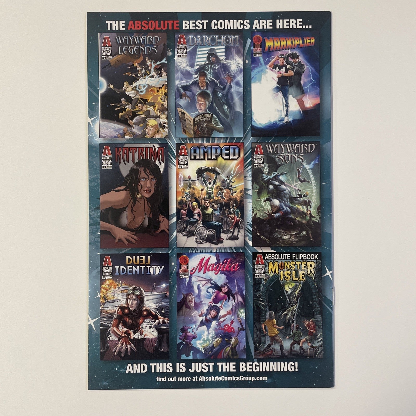White Widow #1 2018 NM Foil Cover Absolute Comics Group 1st Print4