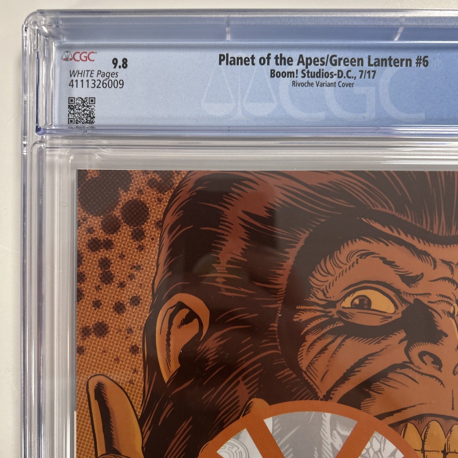 Planet of the Apes/Green Lantern #6 2017 CGC 9.8  Rivoche 1:20 Variant13