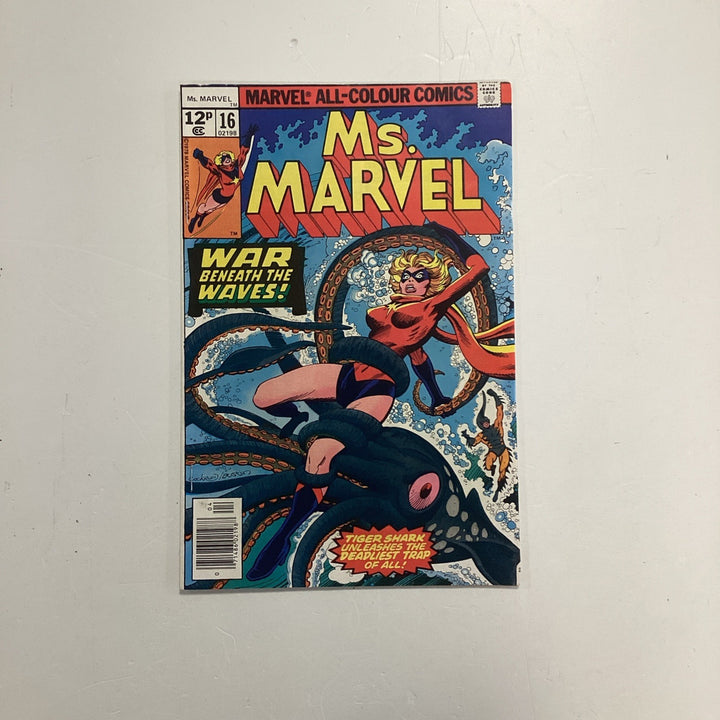 Ms Marvel #16 1978 VF 1st Cameo of Mystique  Pence Copy0