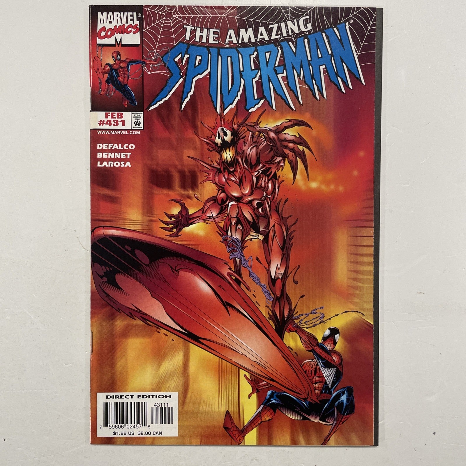 Amazing Spider-Man #430 & #431 1998 VF/NM 1st Appearance Cosmic Carnage5