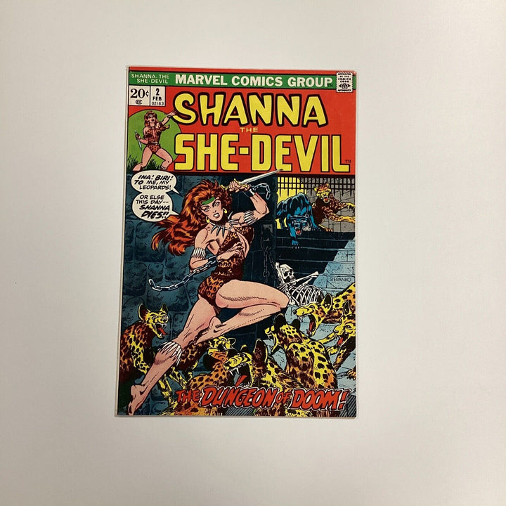 Shanna The She-devil #2 1973 VF+ Steranko Cover