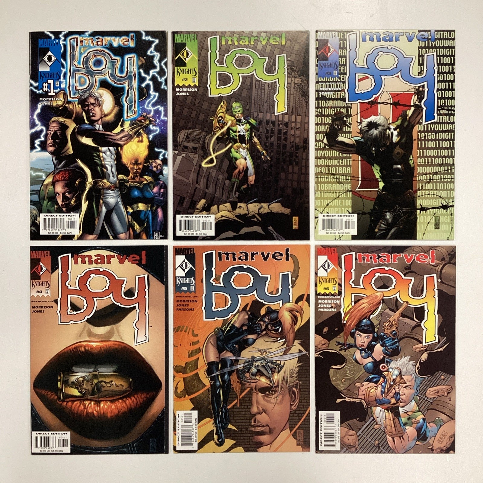 Marvel Comics Marvel Boy #1-6 2000 VF/NM Complete Set 1st Appearance of Noh-Varr0