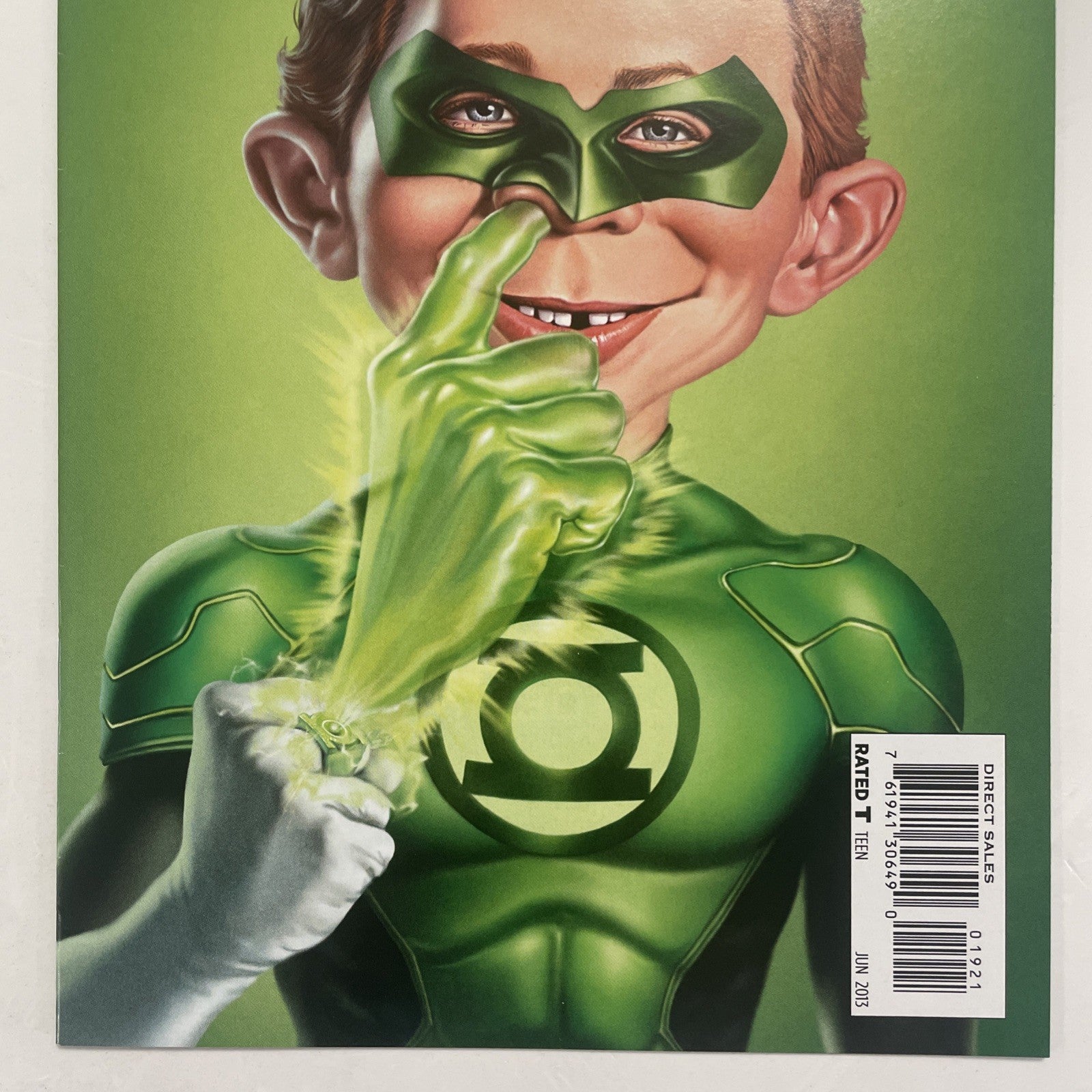 Green Lantern #19 2013 VF/NM 1:10 Mad Alfred E Neuman Variant New 522