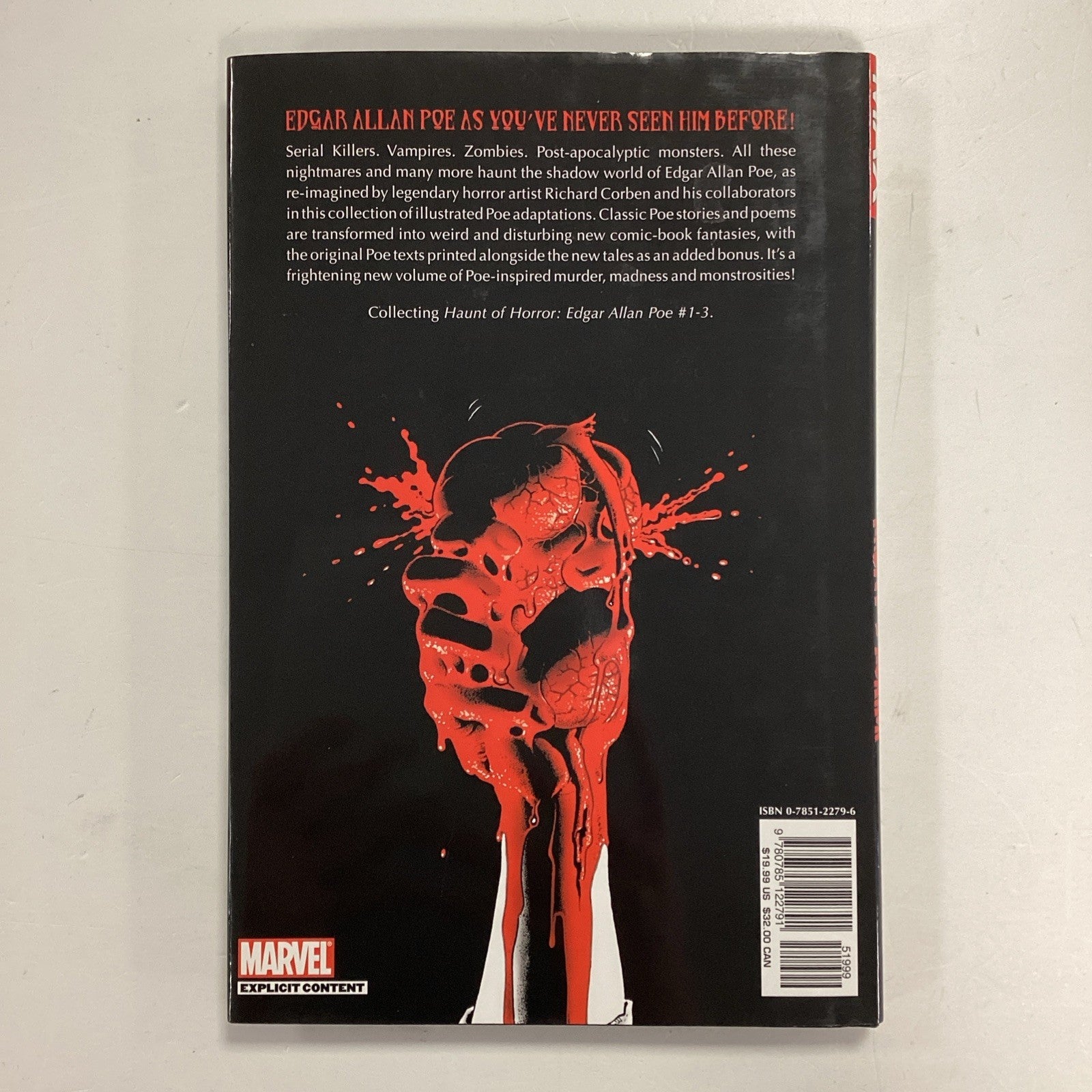 Edgar Allan Poe's Haunt Of Horror 2006 Hardcover HC Marvel Max 1st Print4