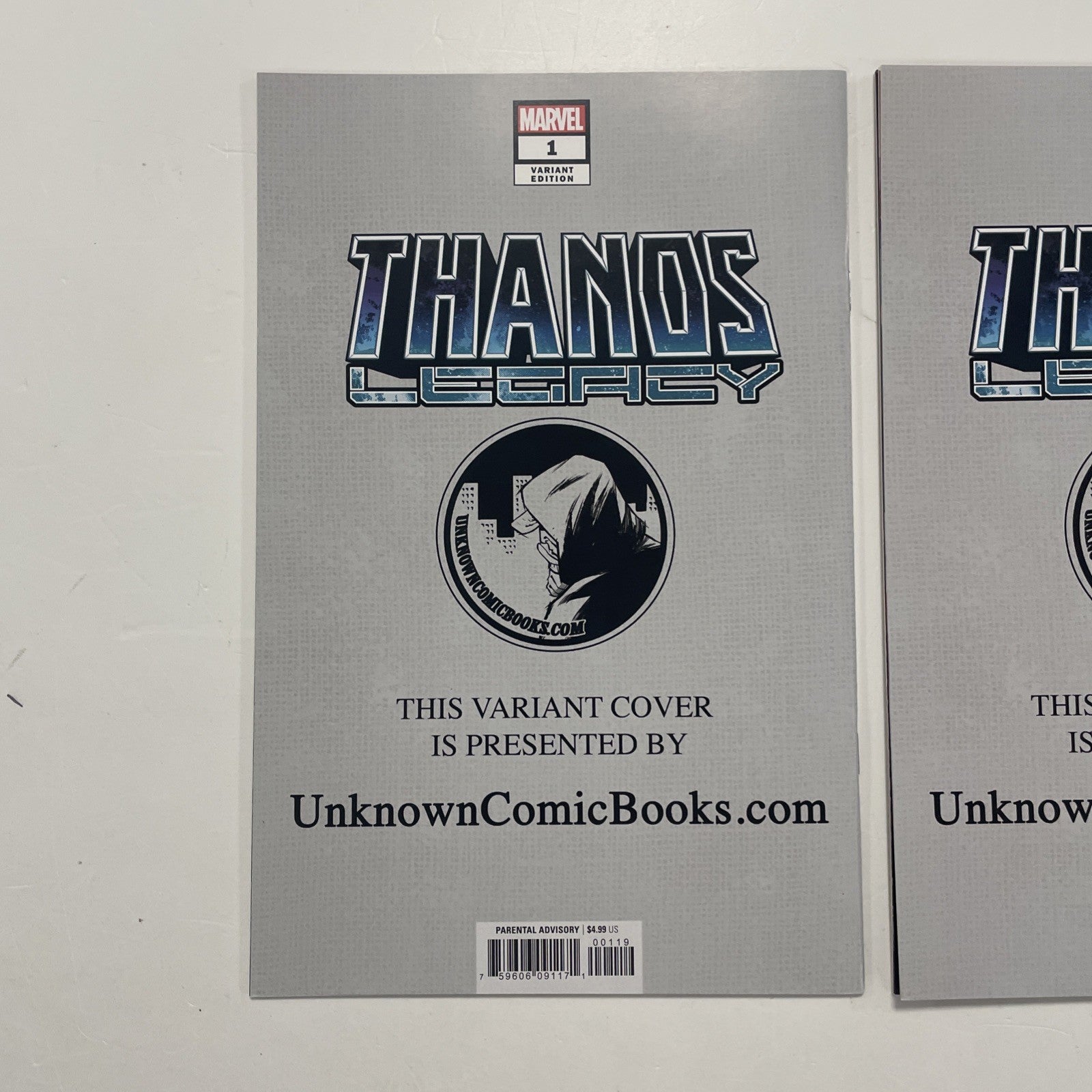 Thanos Legacy #1 2018 NM Gabriele Dell'otto Trade Dress & Virgin Variant Set10