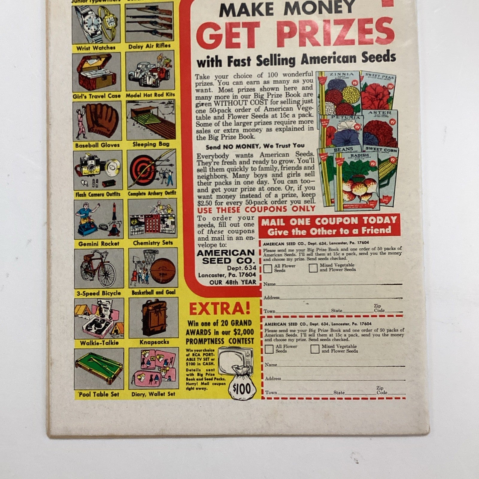 Action Comics #335 1966 VG Pence Stamp6