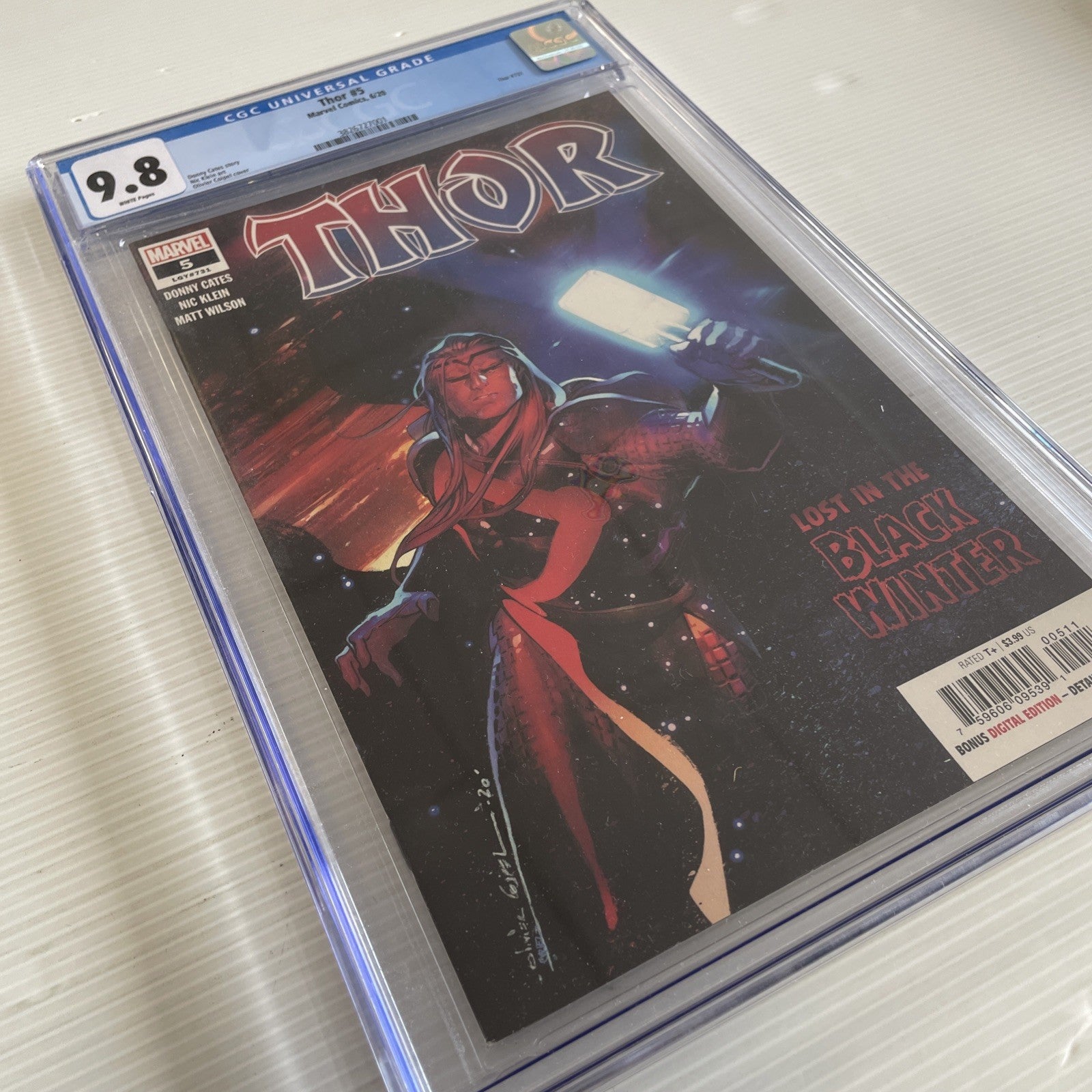 Thor #5 2020 CGC 9.8 1st Print First Black Winter0