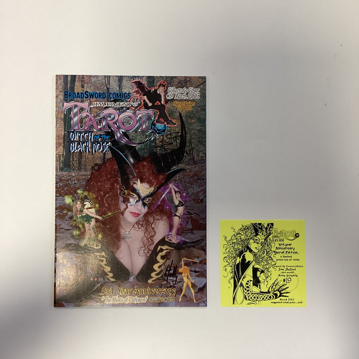 Tarot Witch Of The Black Rose #19 2003 VF/NM Signed by Jim Balent & Holly G0