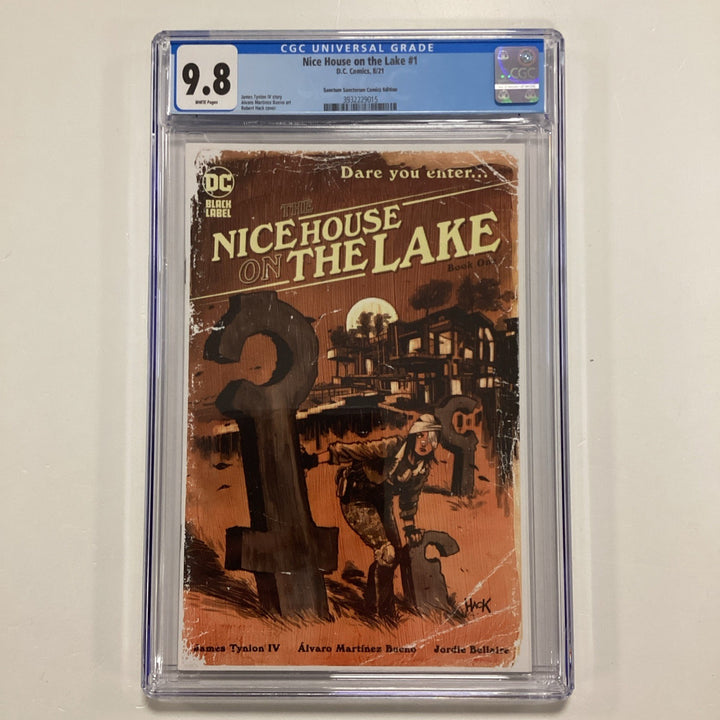 Nice House on the Lake #1 2021 CGC 9.8 White Pages Sanctum Sanctorum Variant0