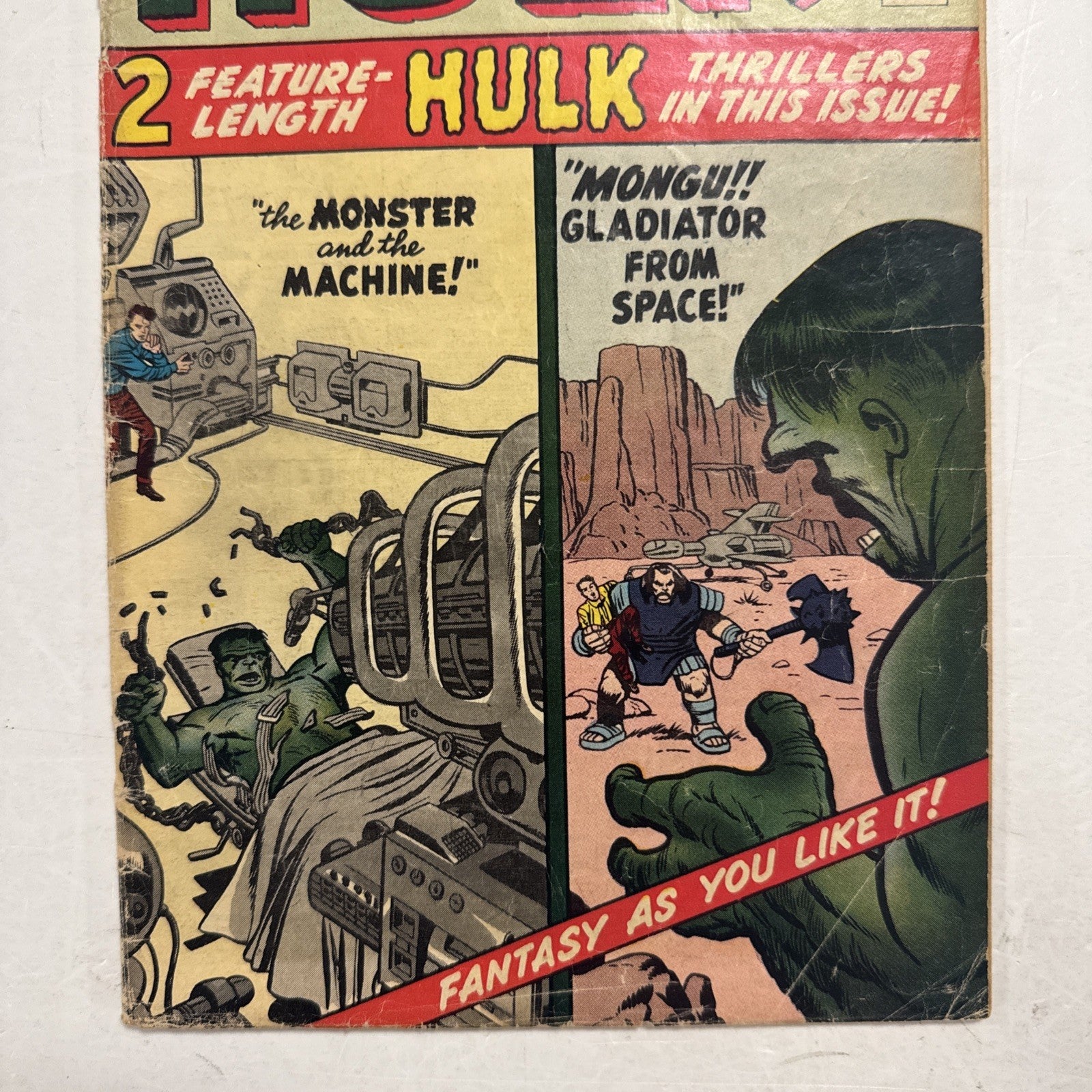 The Incredible Hulk #4 1962 VG- Pence Copy 1st App. Mongu **2