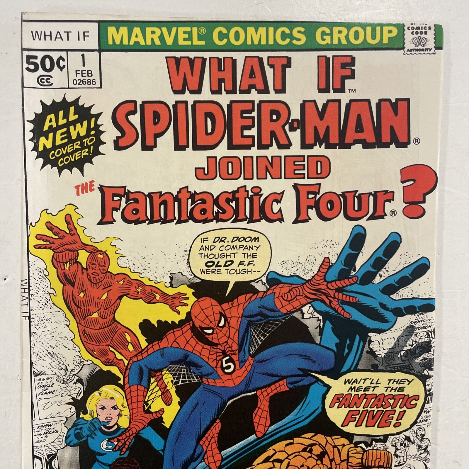 What If? #1 1977 FN+  Spider-Man Joined The Fantastic Four1