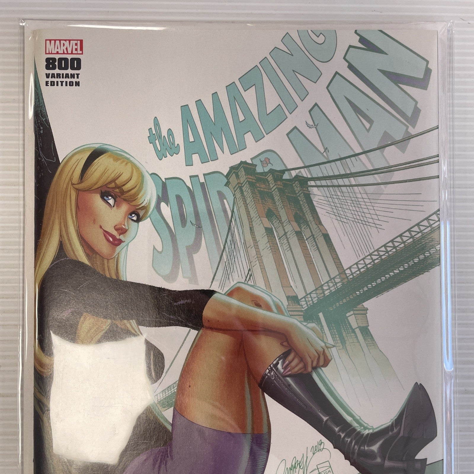 Amazing Spider-Man #800 2018 Signed J Scott Campbell Store Exclusive Variant F1