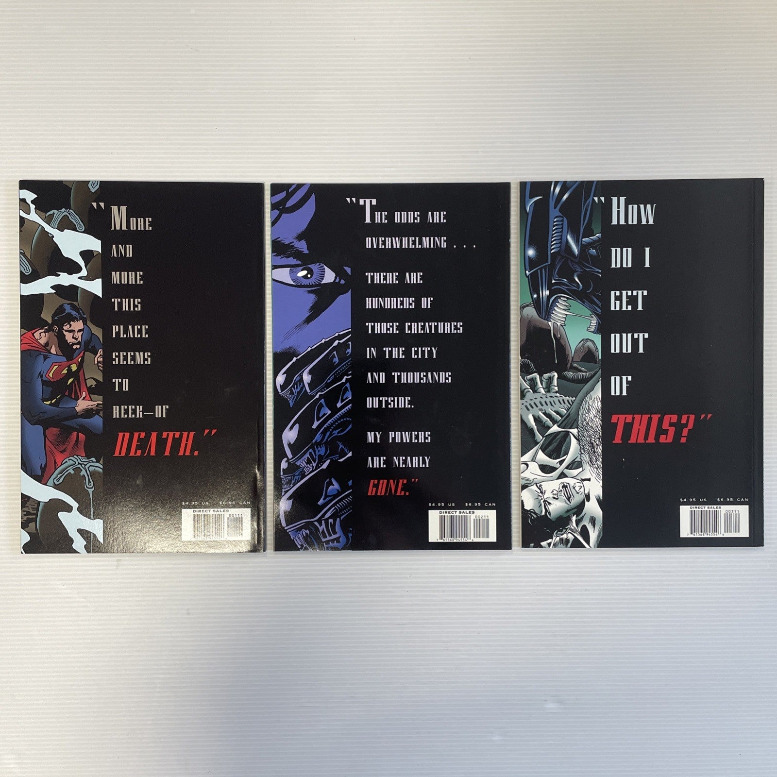Superman vs Aliens Comic Books 1-3 1995 VF/NM Complete Set DC Dark Horse5
