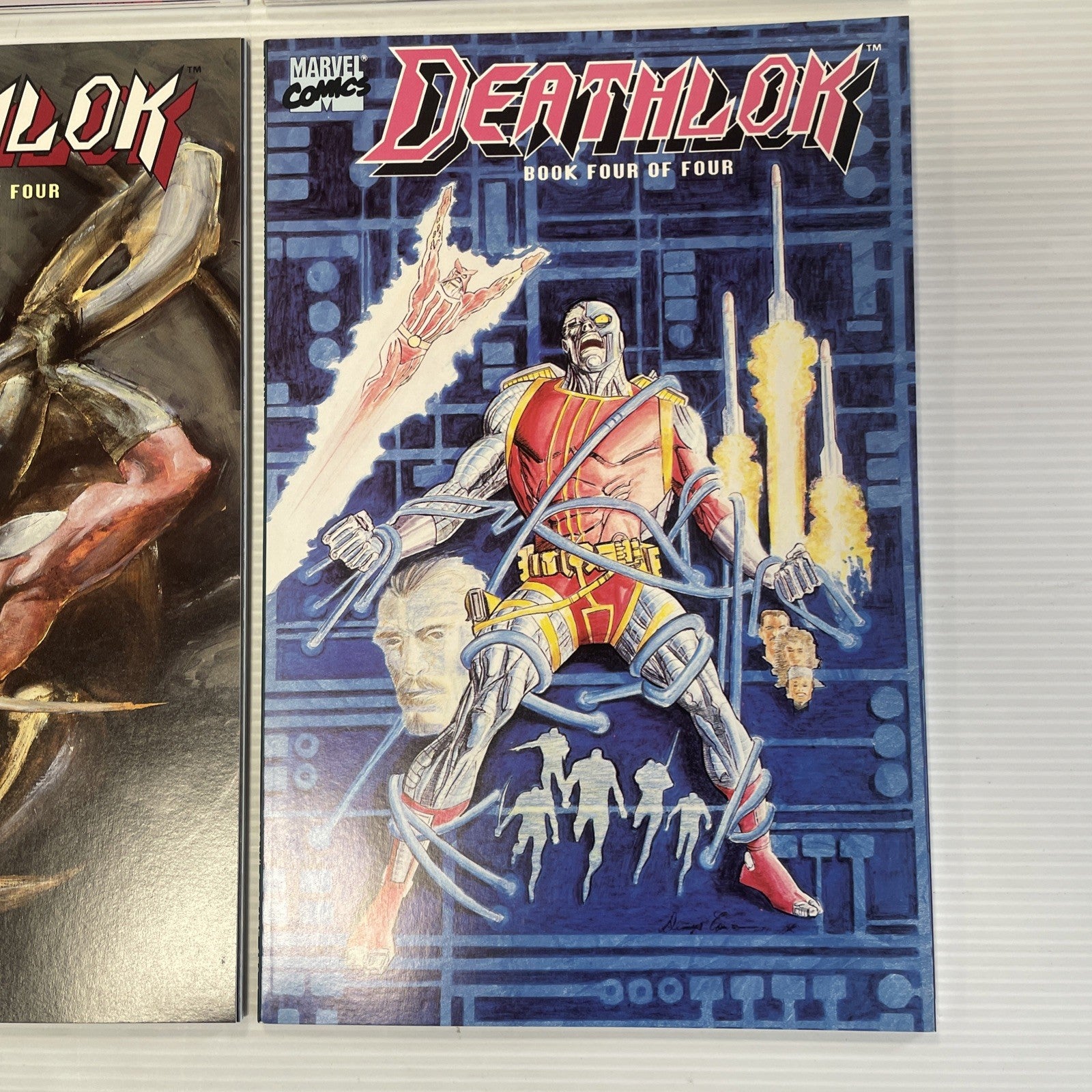 Deathlok #1-4 1990 NM Complete Mini Series4