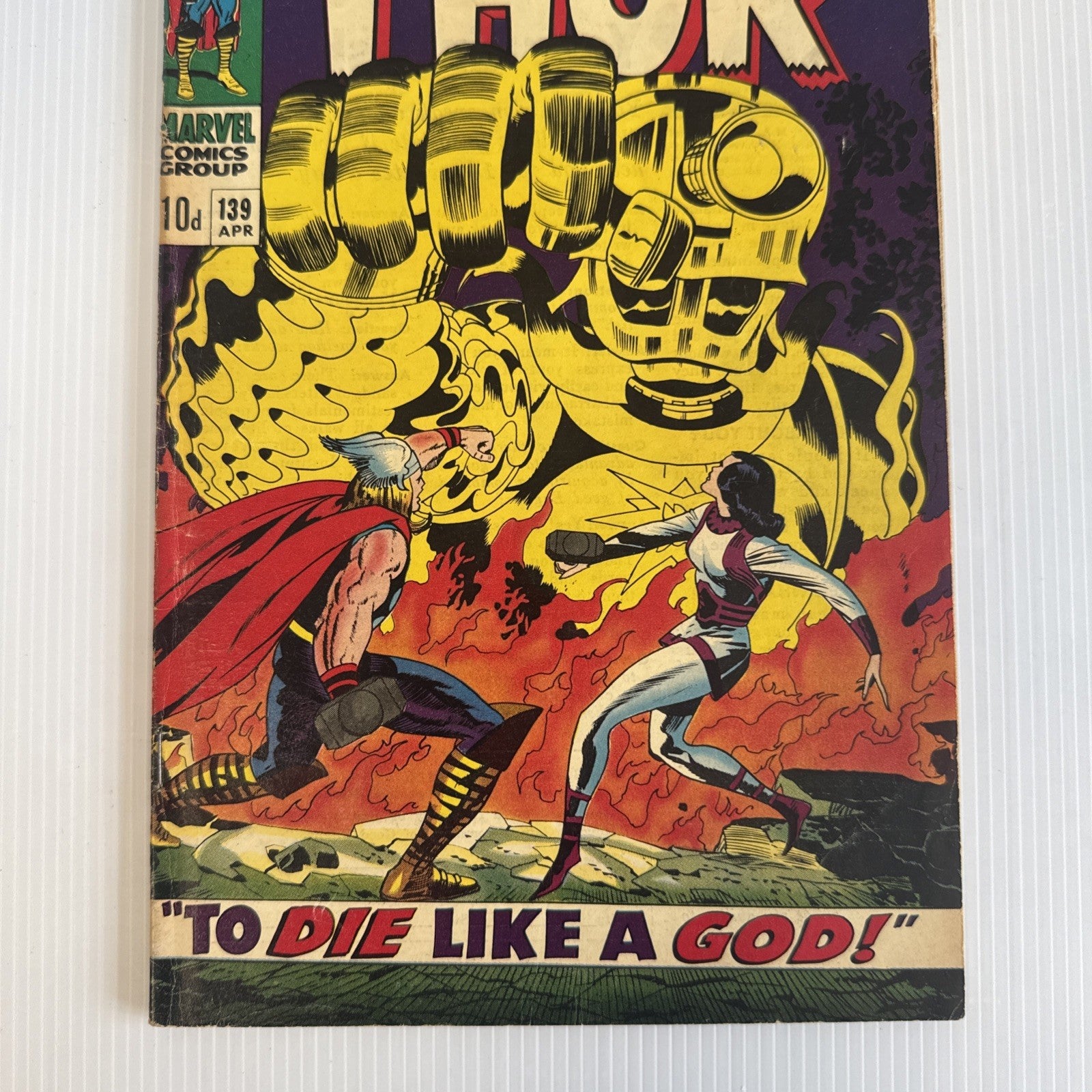 The Mighty Thor #139 1967 VG Pence Copy2