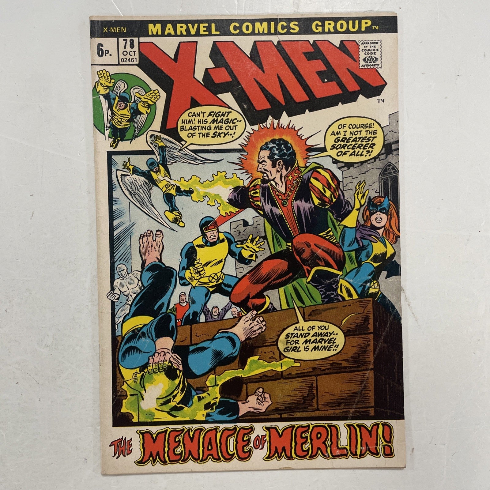 X-Men #78 1972 VG+ Pence Copy0
