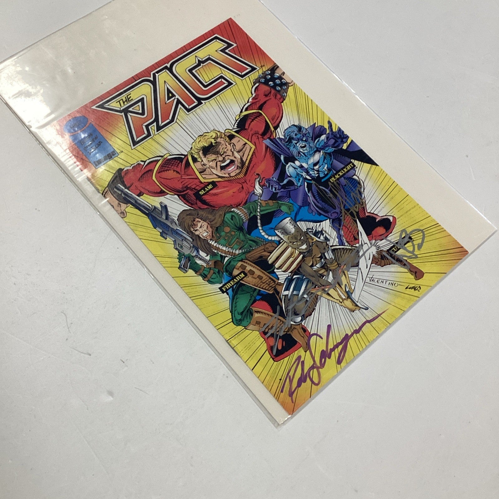 The Pact: Bonus Preview Ashcan 1993 Signed Lopez & Woz with CoA Image Comics4