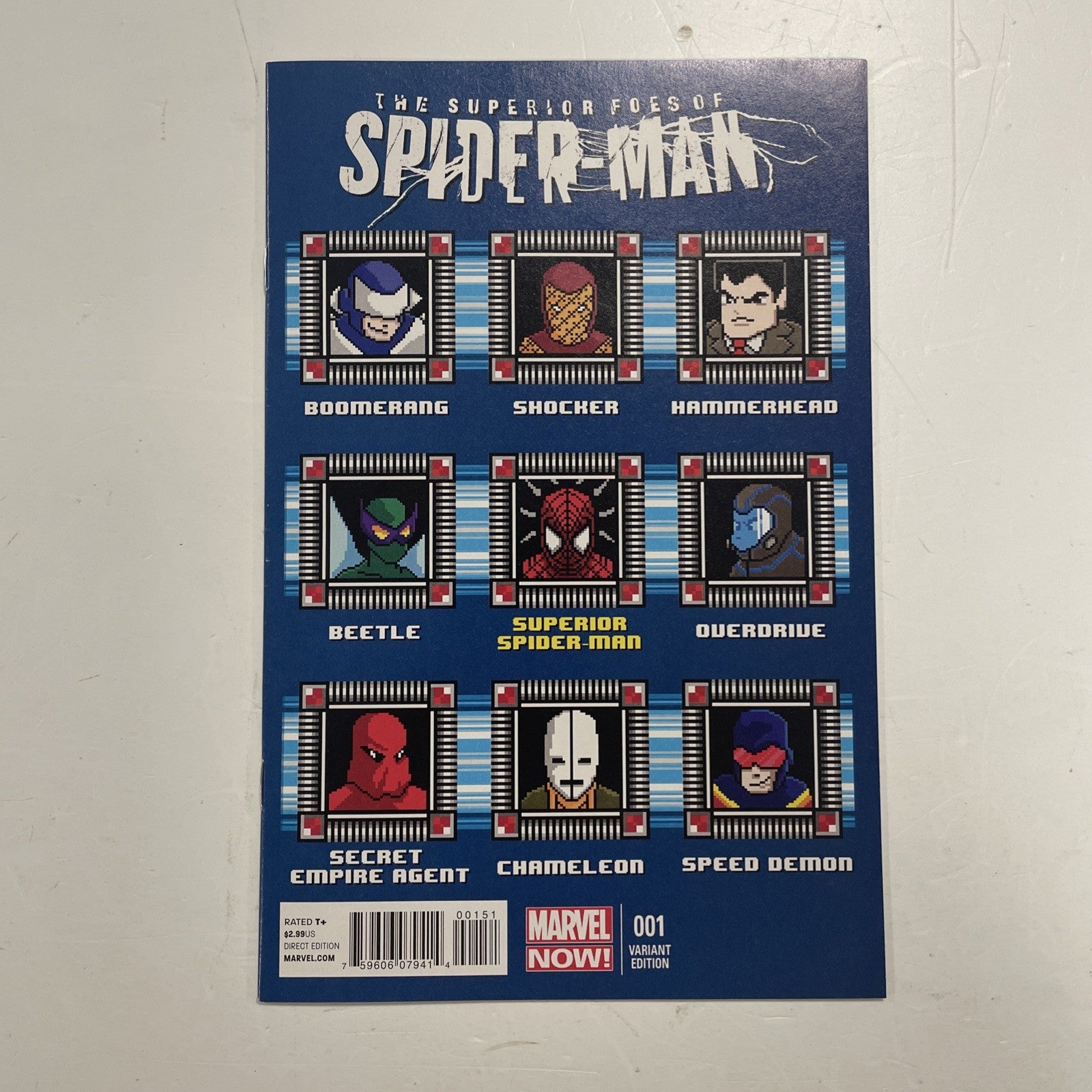 The Superior Foes Of Spider-man #1 2013 VF+ 1:25 Matthew Waite 8-bit Variant0