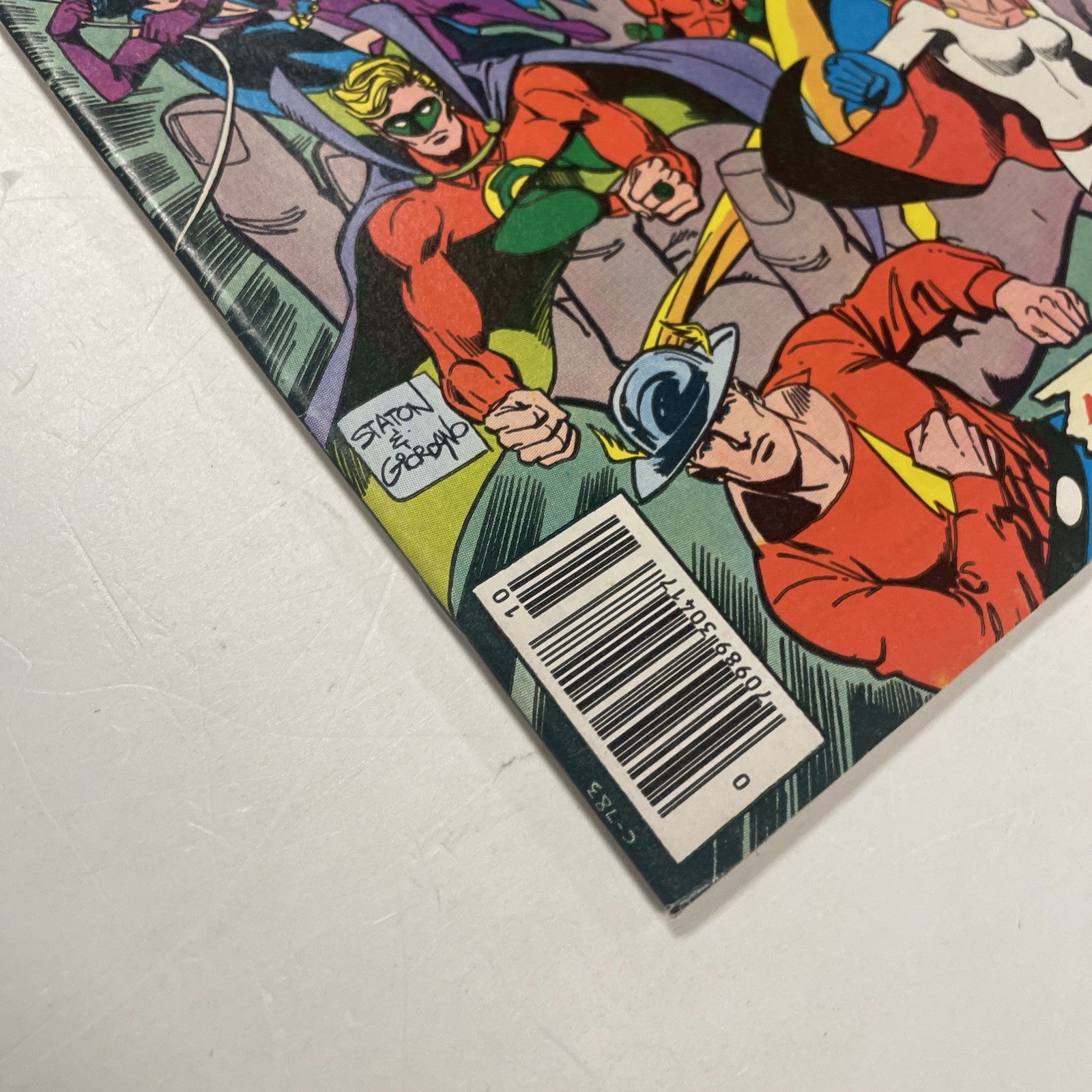 All-star Comics Presents Justice Society #74 1978 FN/VF Final Issue Pence Stamp3