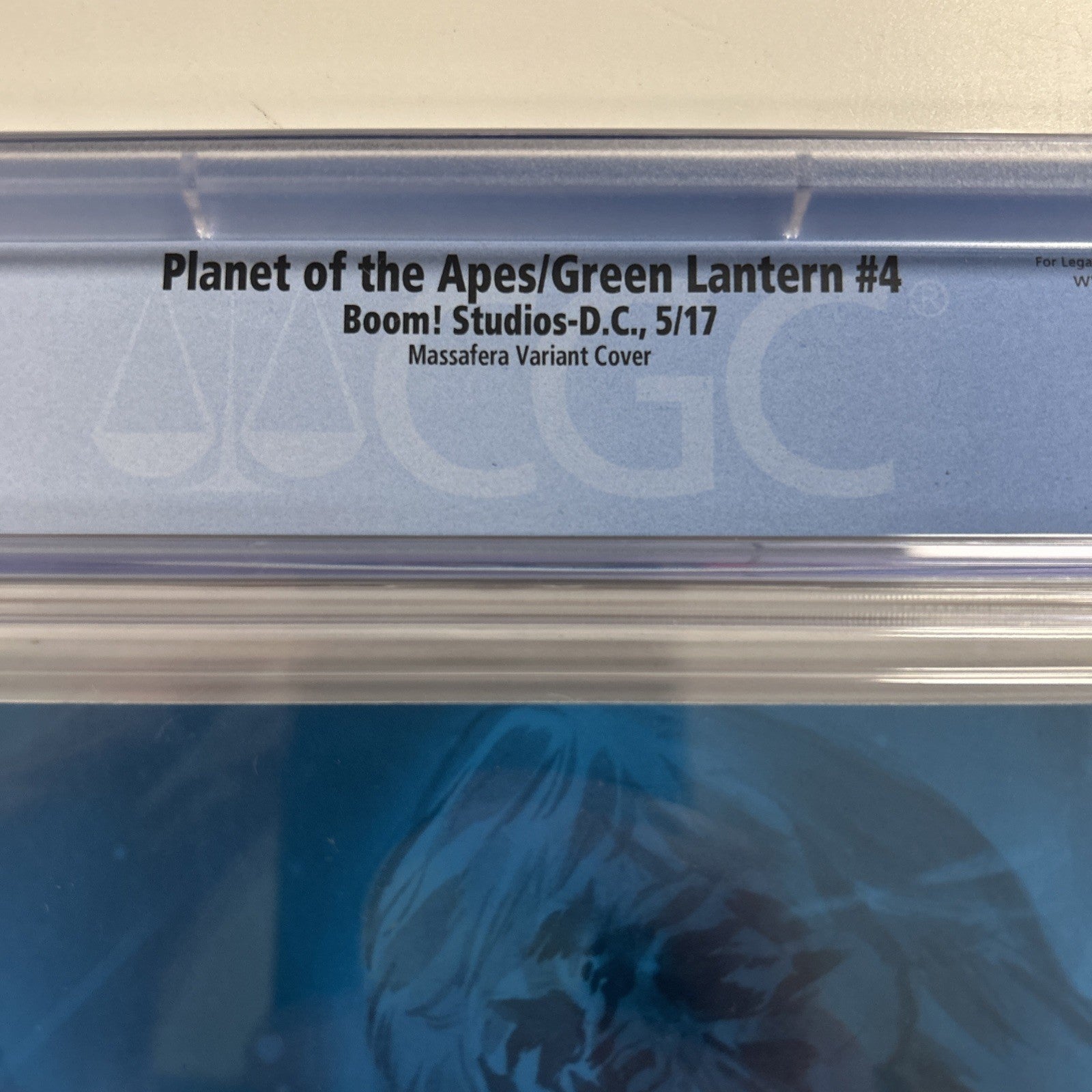 Planet of the Apes/Green Lantern #4 2017 CGC 9.8  Massafera 1:40 Virgin Variant16