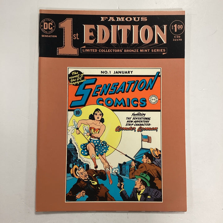 DC Famous 1st Edition Sensational Comics #1 Limited Collectors Bronze 1974 VF0