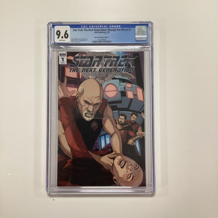 Star Trek Next Generation Through the Mirror #1 2018 CGC 9.6 Retailer Incentive0