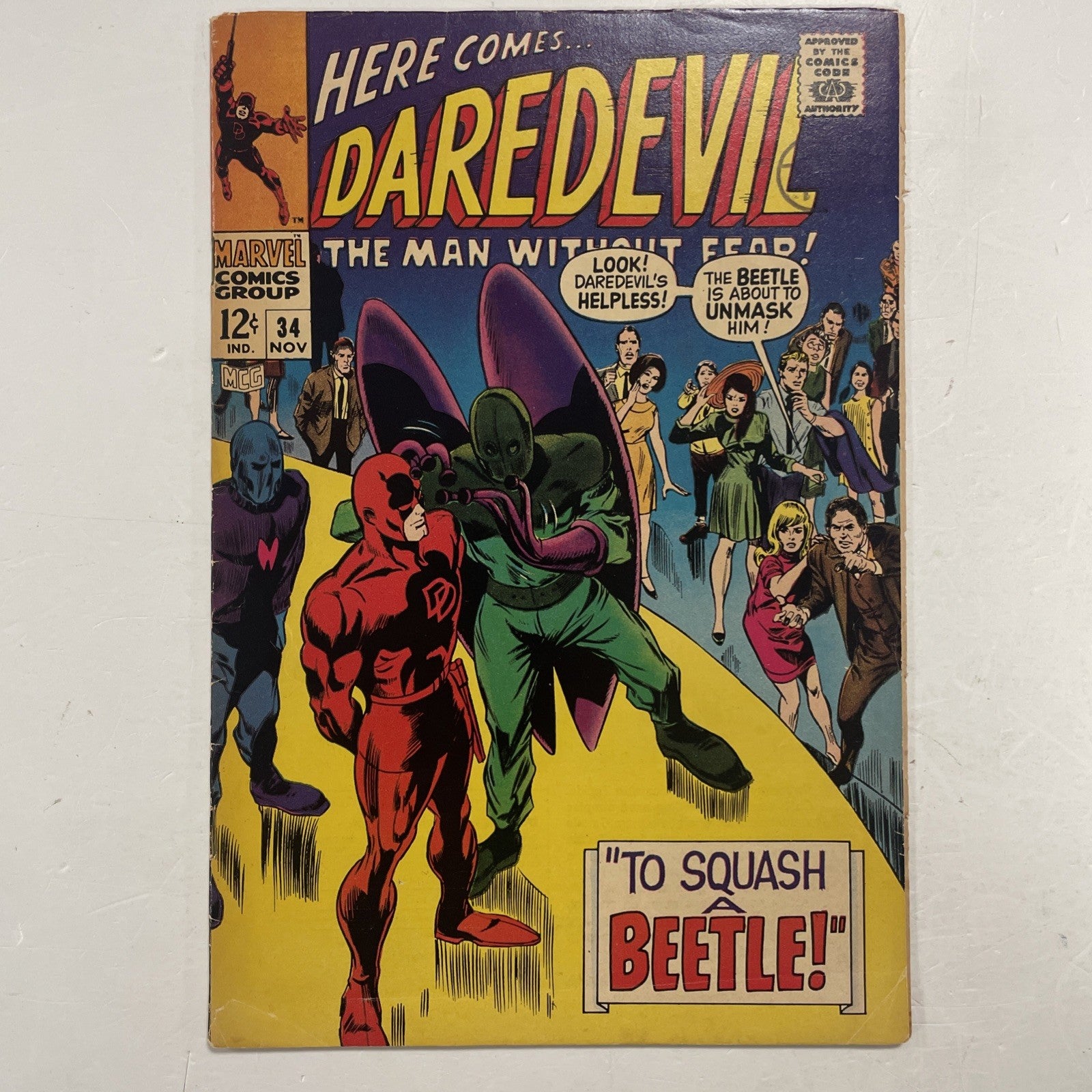 Daredevil #34 1967 VG/FN Pence Copy0